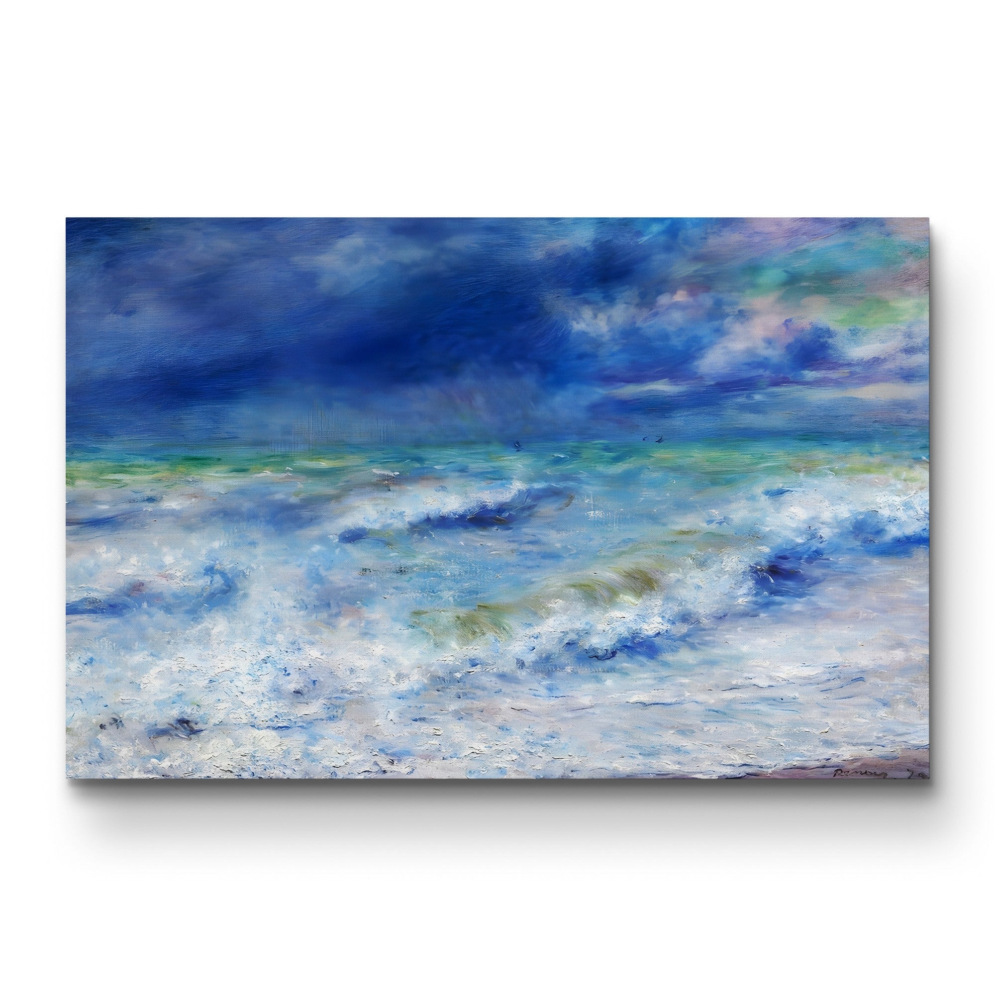 Seascape – Renoir Wall Art | Impressionist Seascape Canvas Print