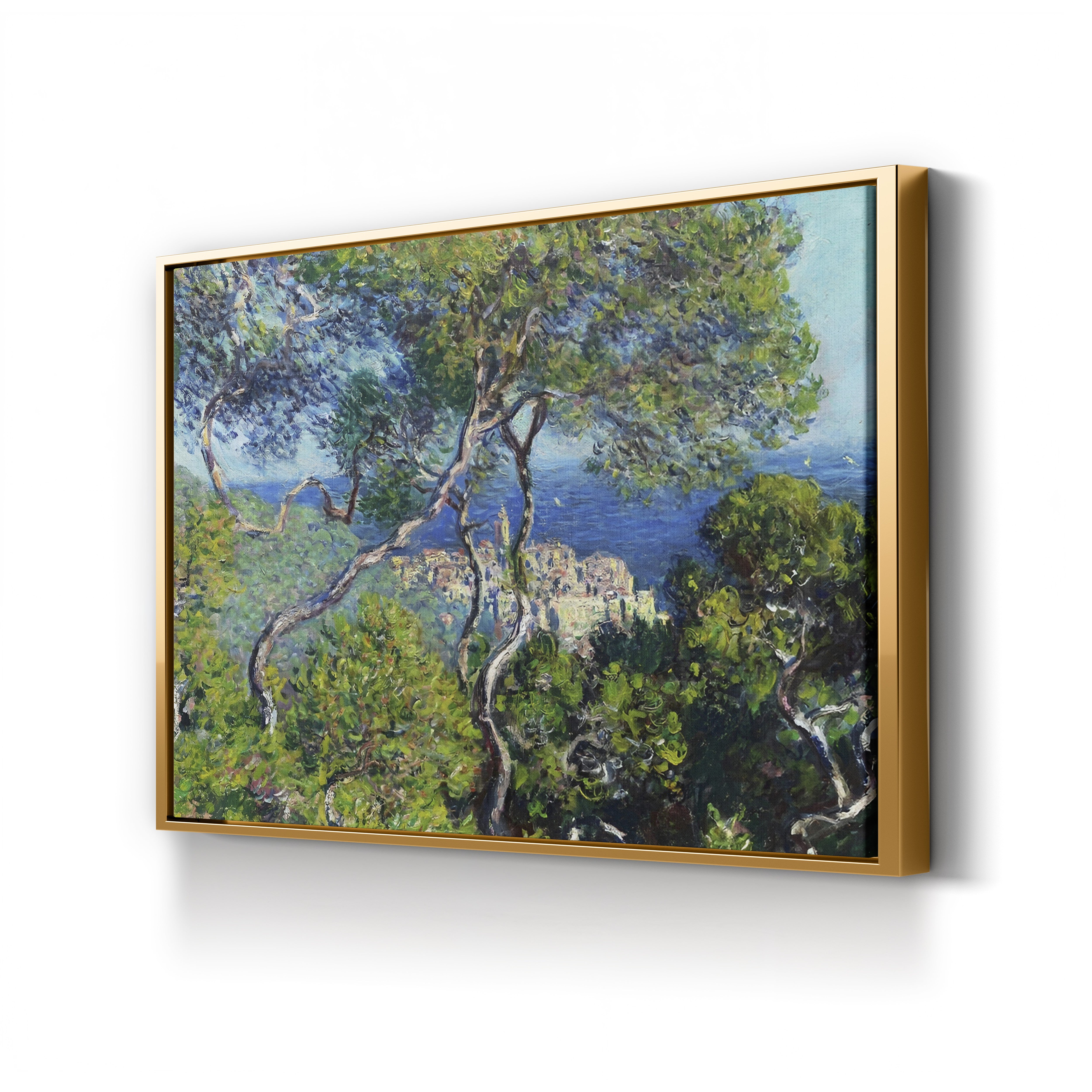 Bordighera – Claude Monet Wall Art | Impressionist Italian Riviera Canvas Print