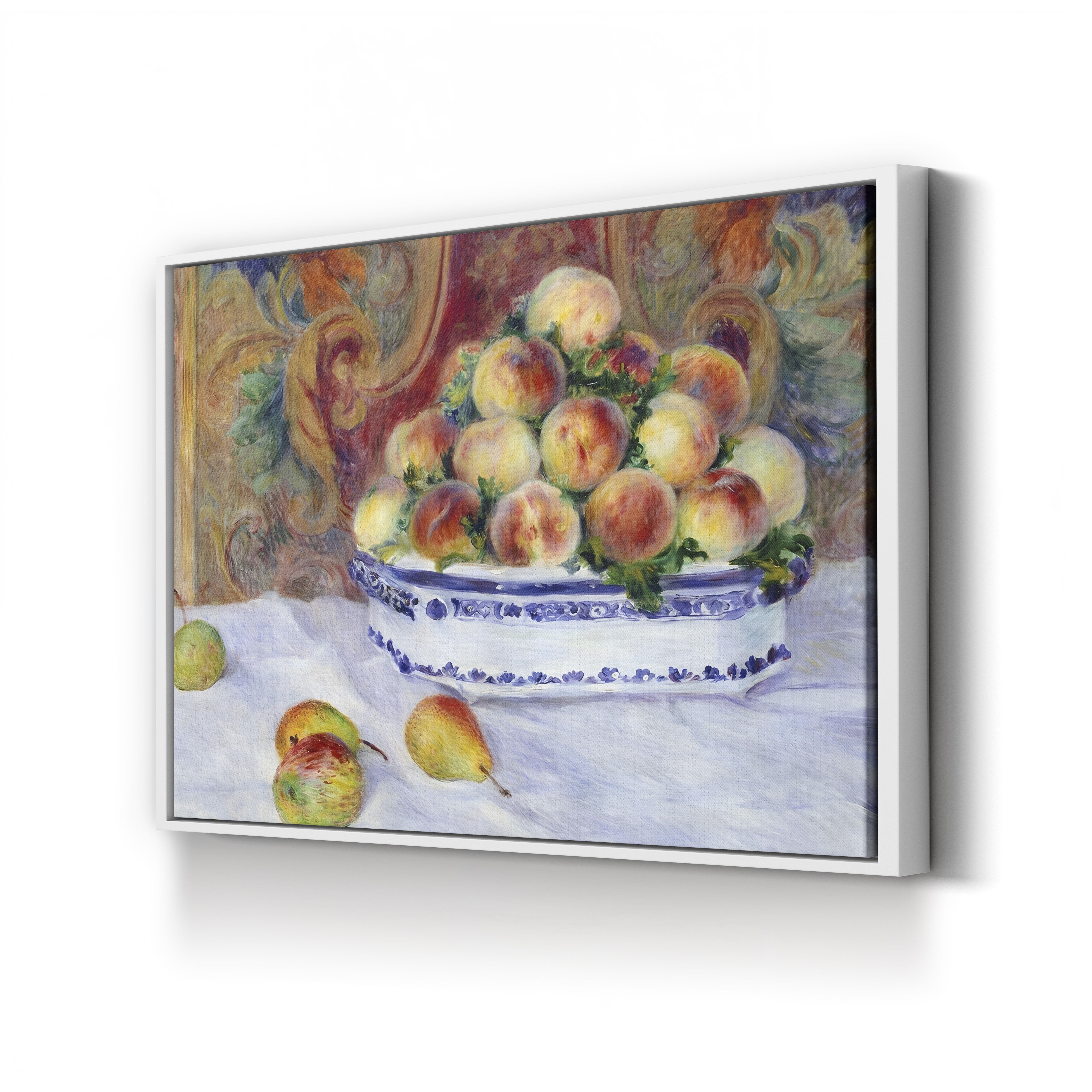 Still Life with Peaches – Renoir Wall Art | Impressionist Still Life Canvas