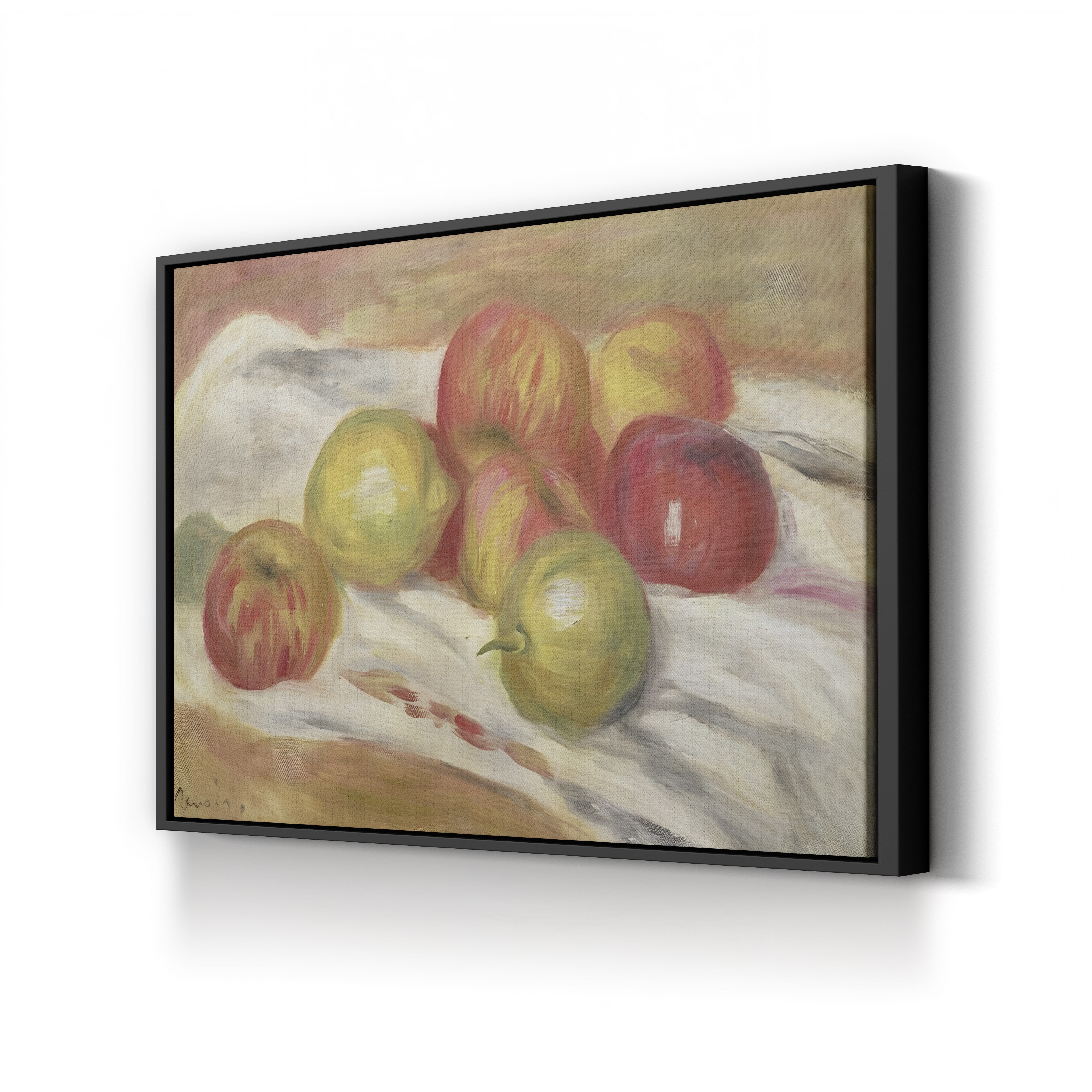 Seven Apples, 1910 – Renoir Wall Art | Impressionist Still Life Canvas Print