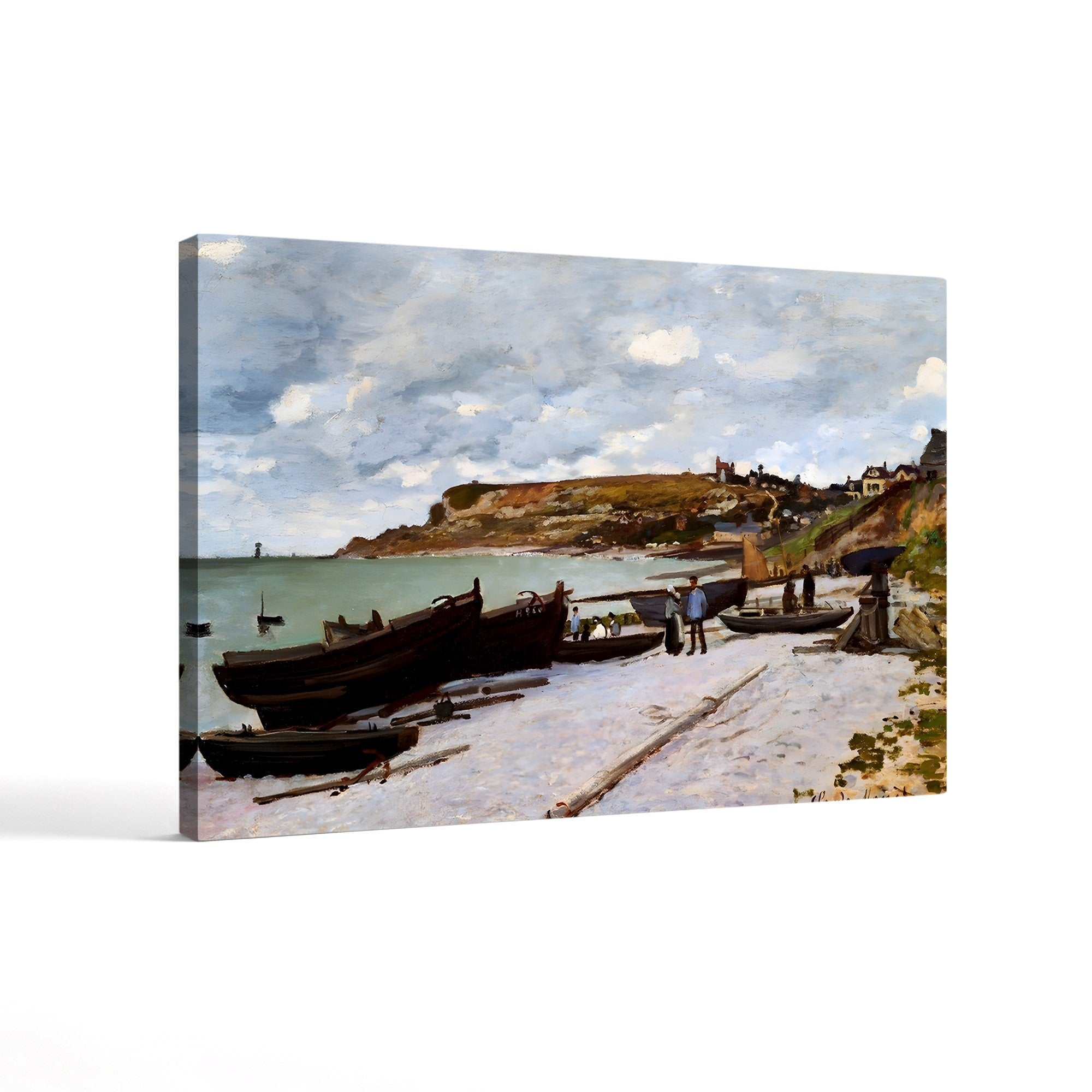 Sainte-Adresse (Bateaux de pêche sur le rivage), 1867 by Claude Monet
