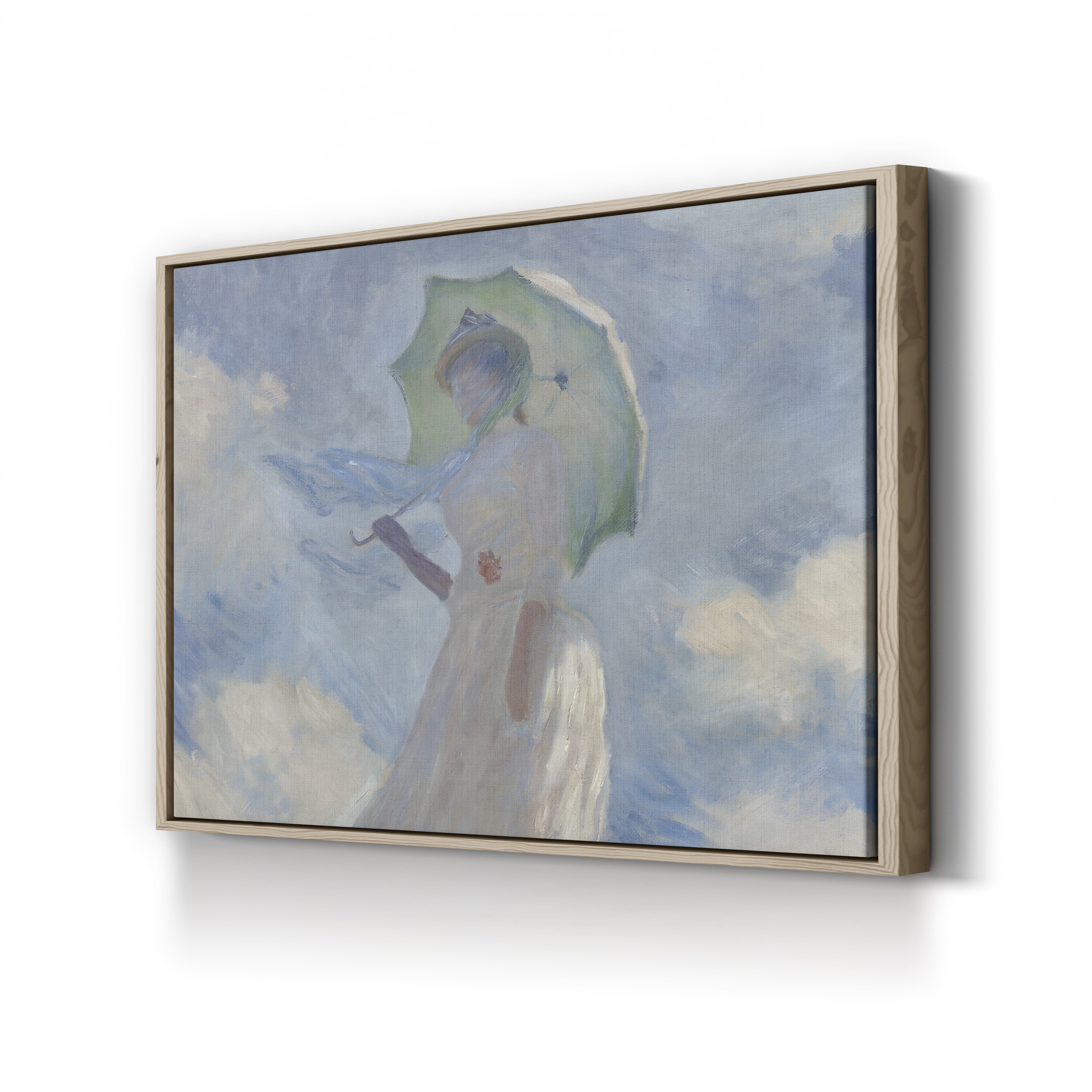 Essai de Figure en Plein Air, 1886 – Claude Monet Wall Art | French Impressionist Figure Print