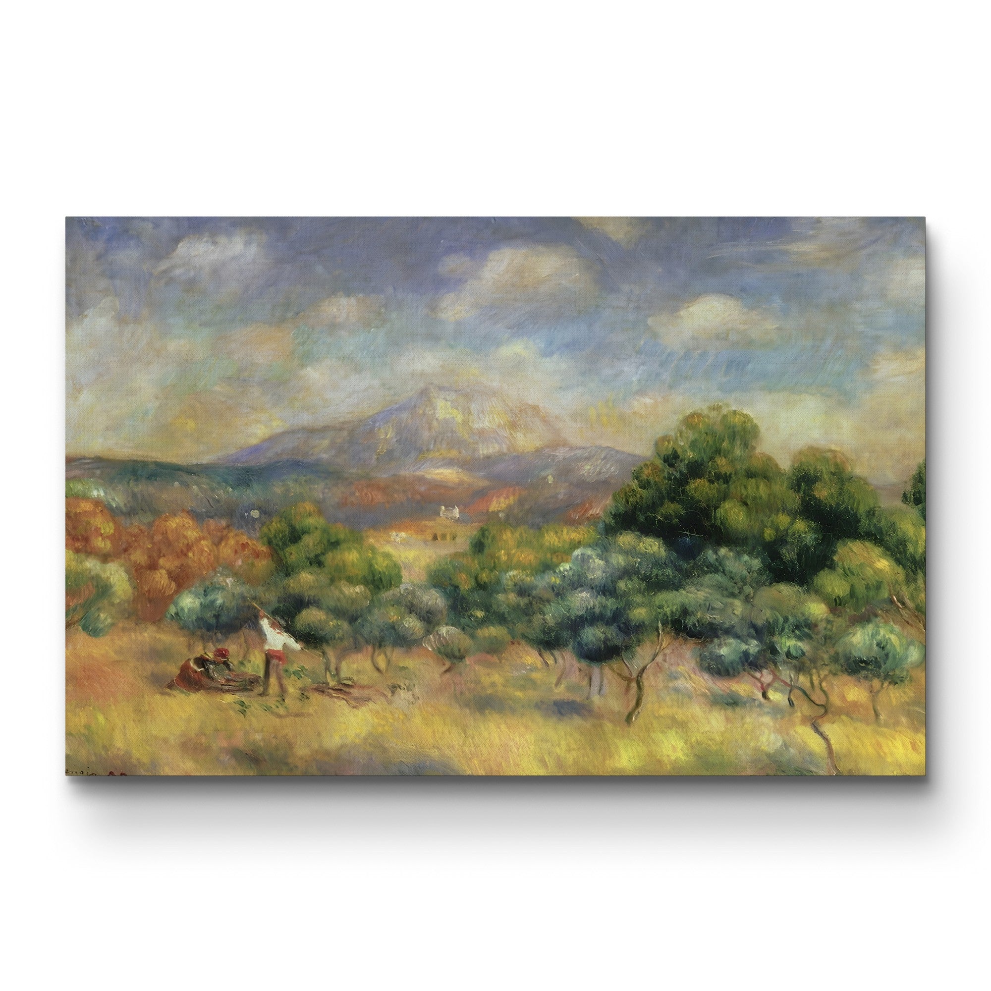 Mont Sainte-Victoire, 1889 – Renoir Wall Art | Provence Canvas
