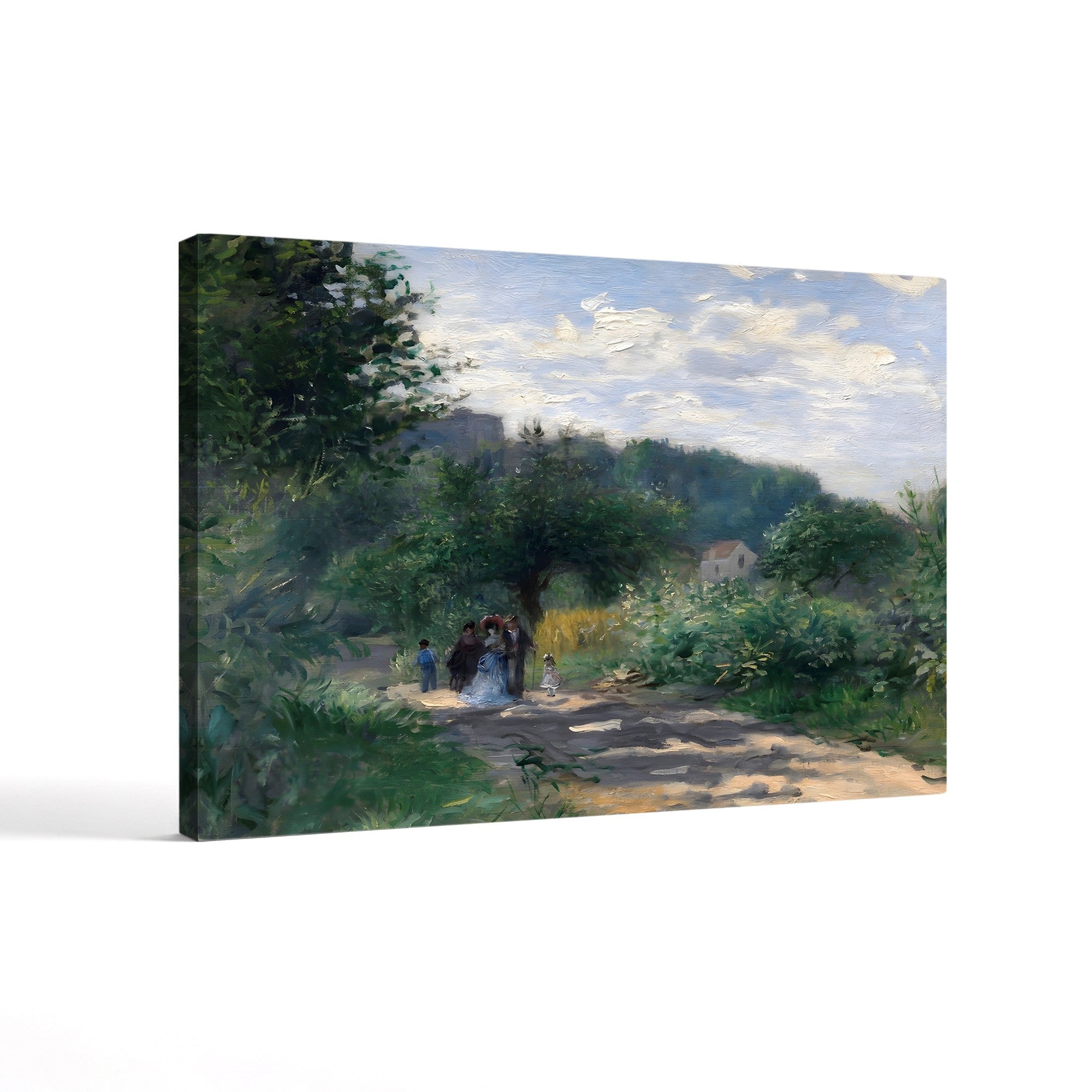 A Road in Louveciennes – Pierre-Auguste Renoir Wall Art | Impressionist Landscape Canvas Print