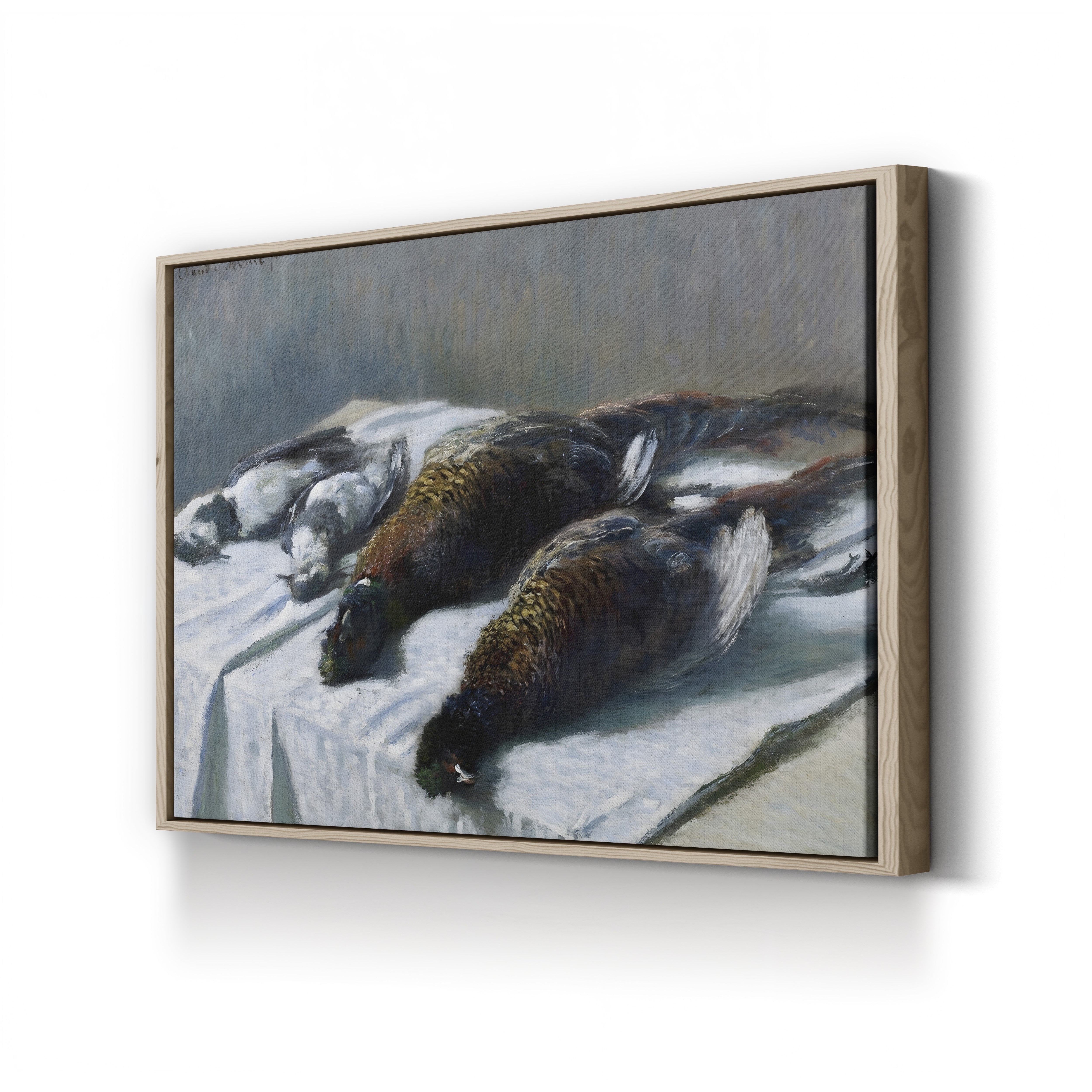 Still Life with Pheasants and Plovers (Nature morte, faisans et pluviers), 1879 by Claude Monet