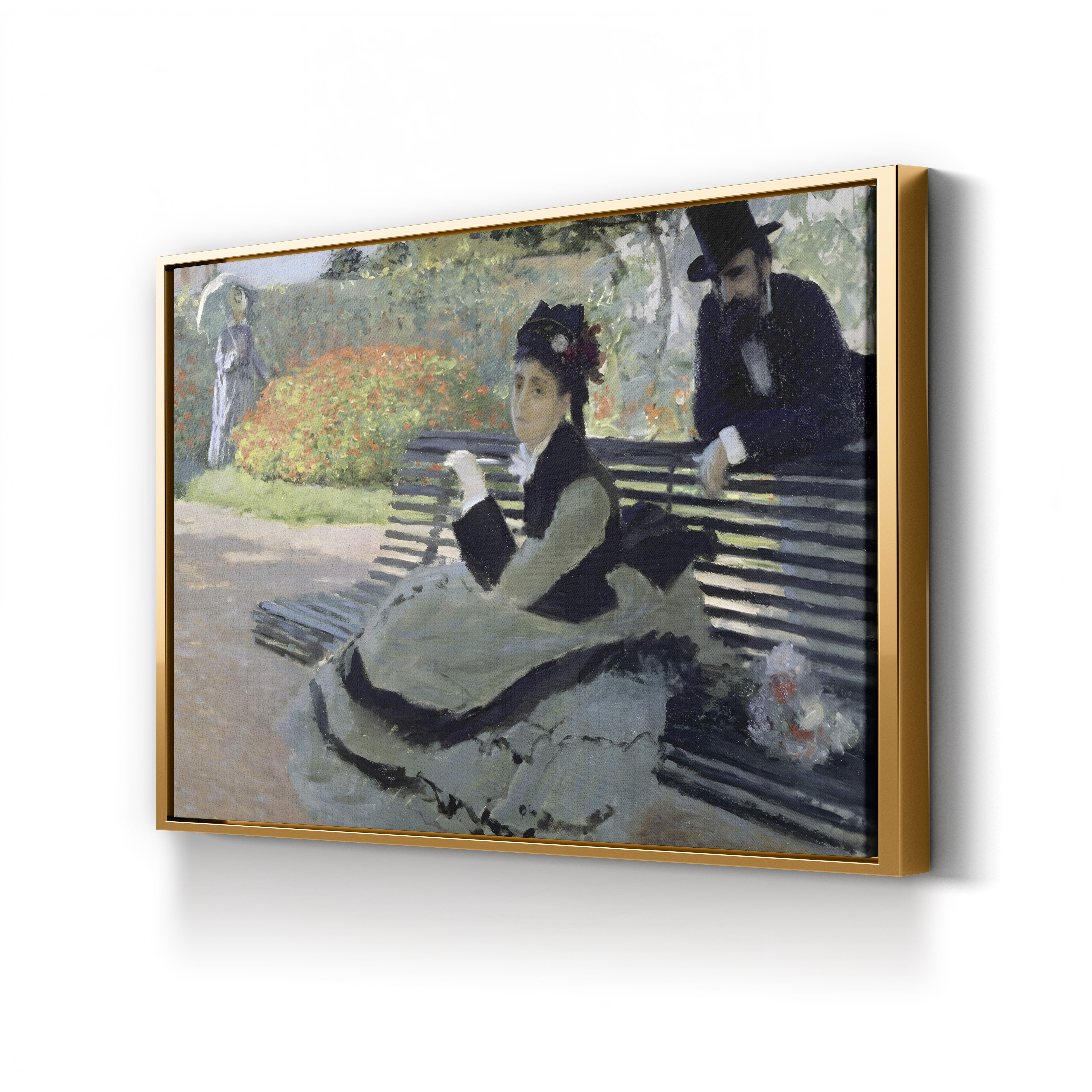 Camille Monet on a Garden Bench (Madame Monet on a Garden Bench), 1873 by Claude Monet