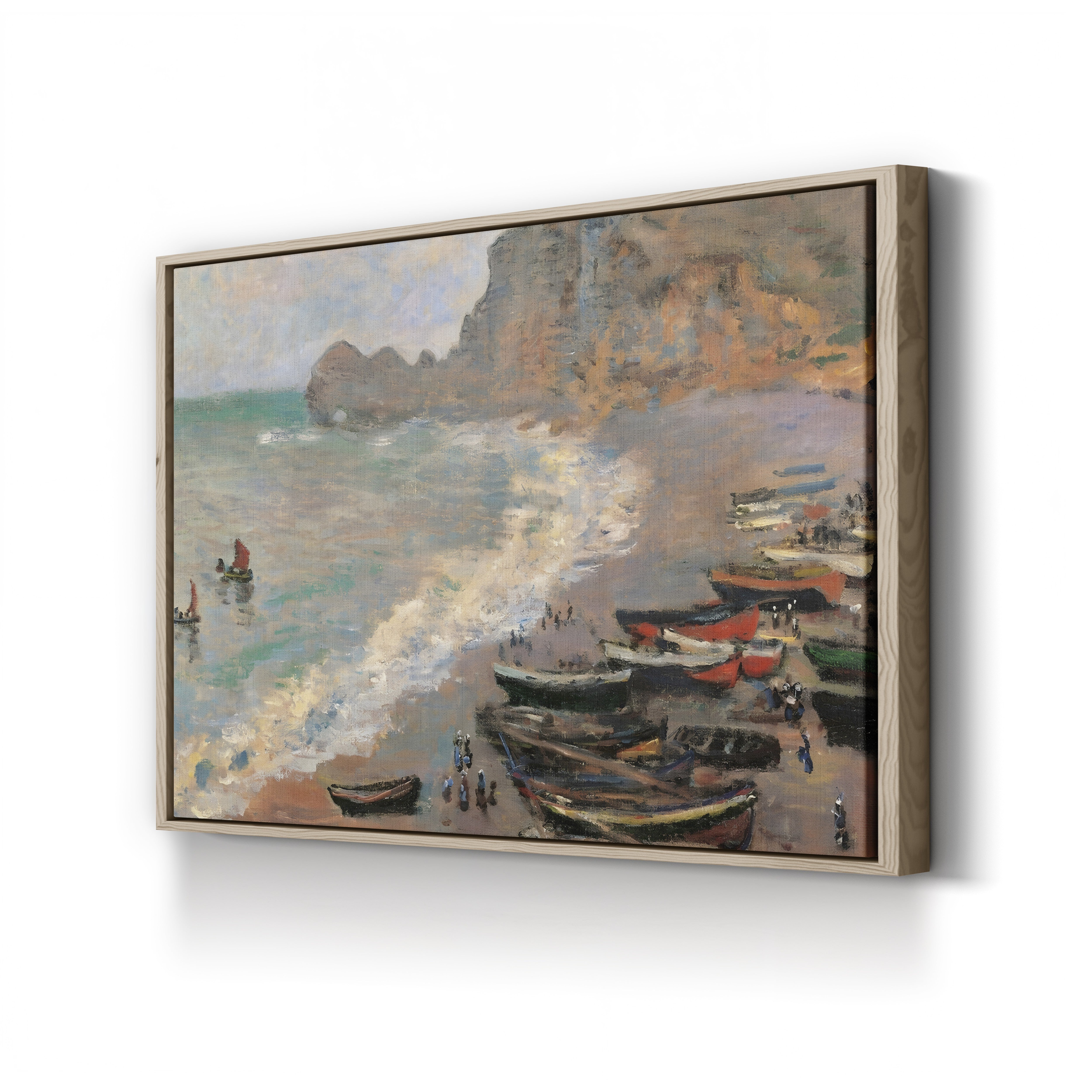 Étretat, the Beach, 1883 – Claude Monet Wall Art | Impressionist Coastal Seascape Print | Musée d'Orsay