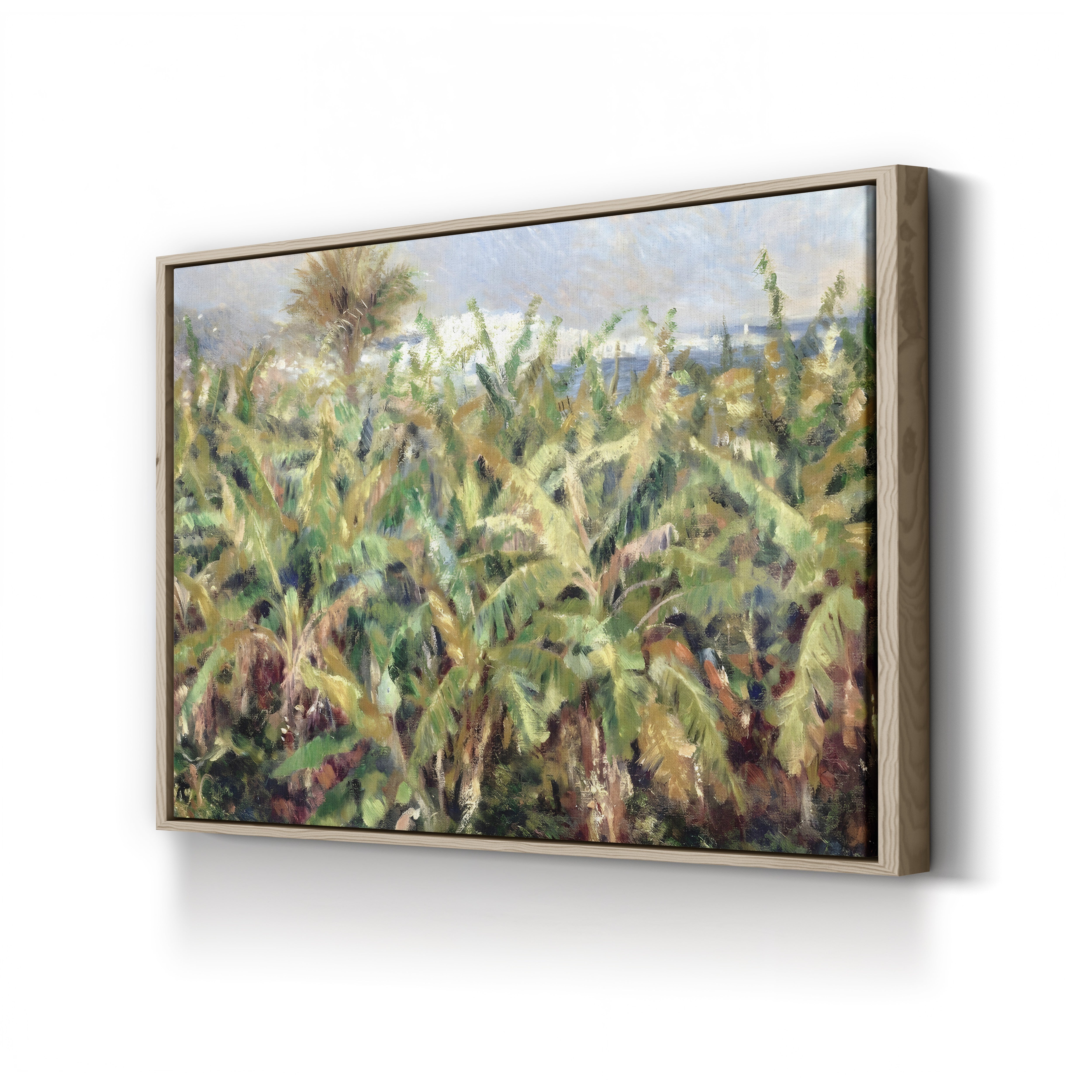 Field of Banana Trees, 1881 – Pierre-Auguste Renoir Wall Art | Impressionist Tropical Canvas Print