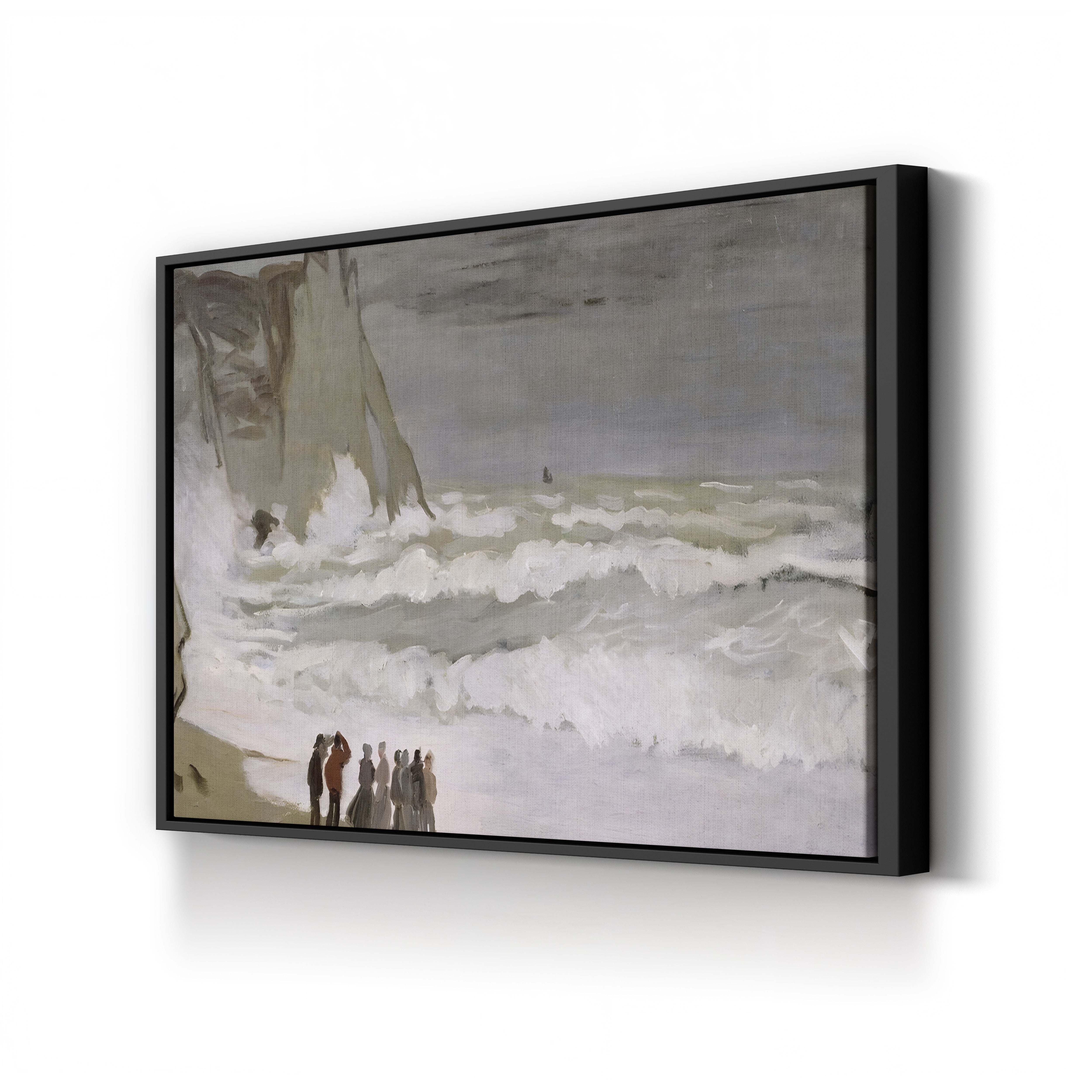 Rough Sea at Étretat (Grosse Mer à Étretat), c. 1868-69 by Claude Monet