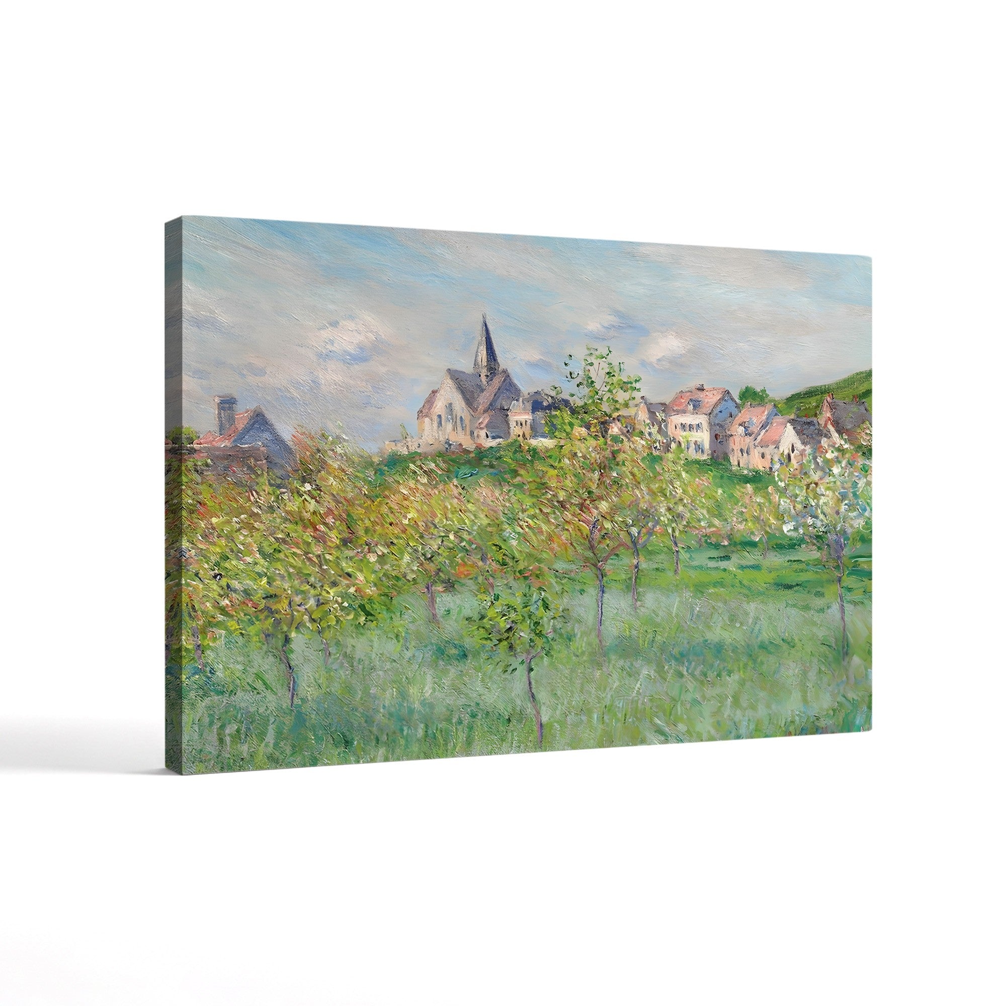 Spring in Giverny, Afternoon Effect (Printemps à Giverny, effet d’après-midi), 1885 by Claude Monet