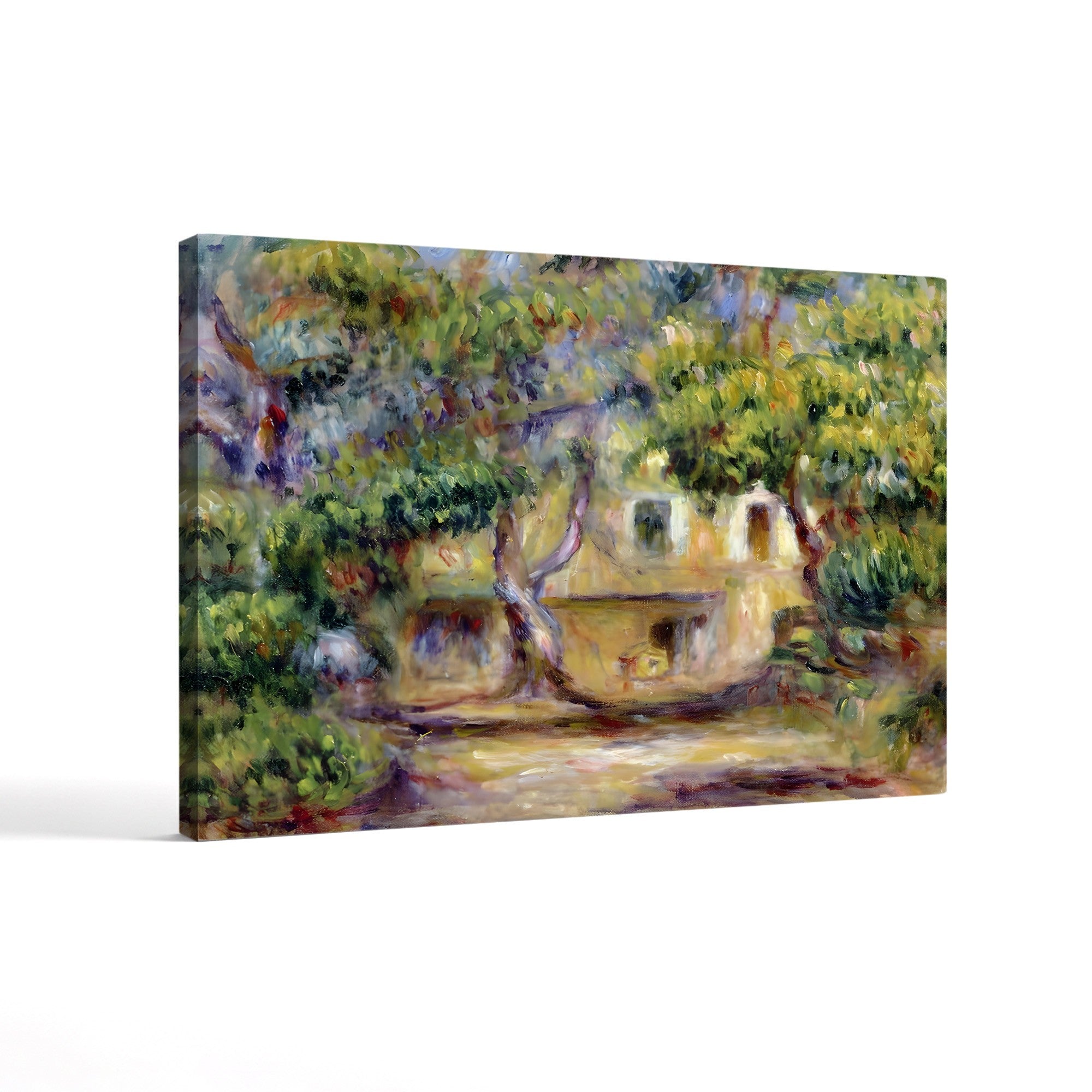 The Farm at Les Collettes, c.1915 – Pierre-Auguste Renoir Wall Art | Impressionist Provençal Canvas Print