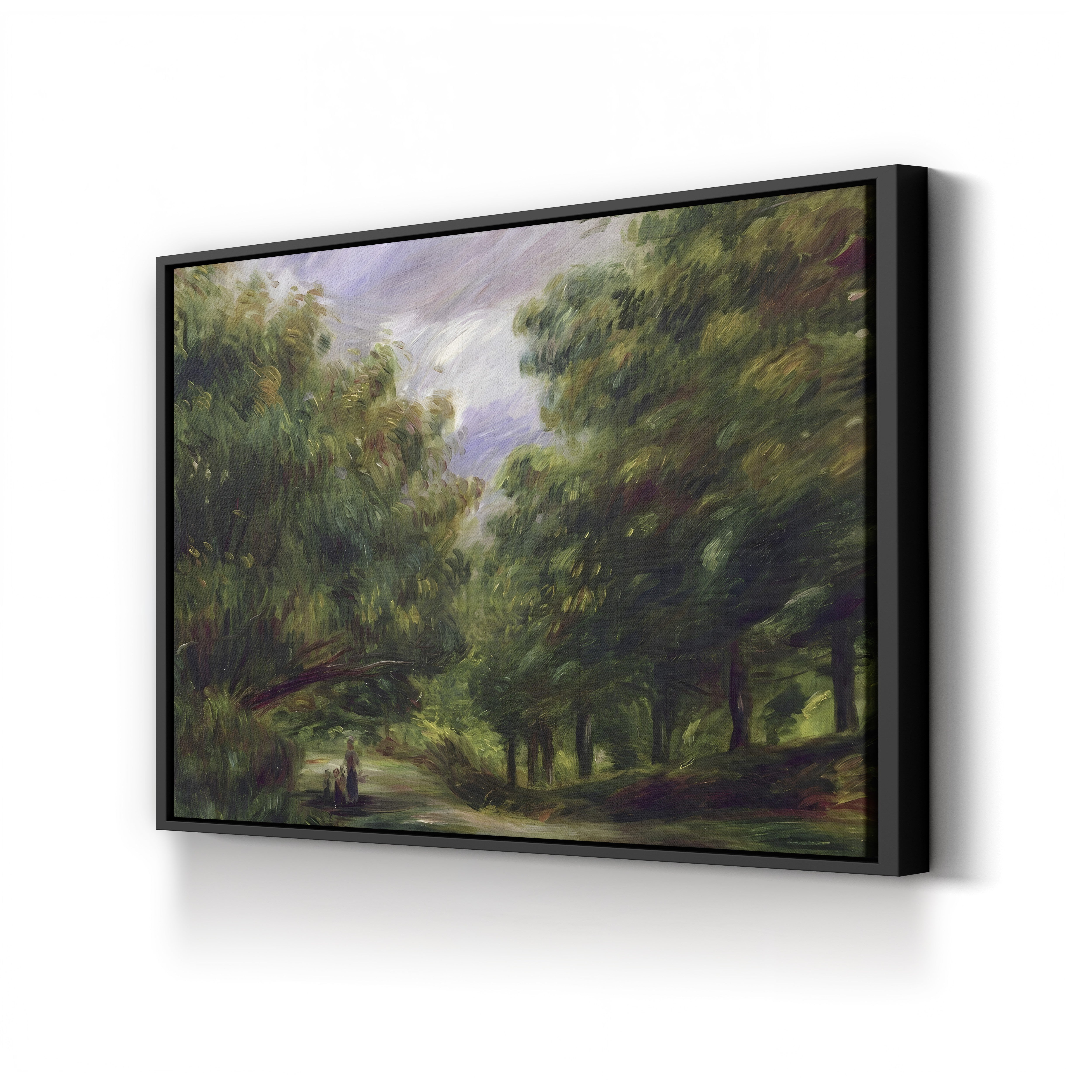 The Road near Cagnes, 1905 – Pierre-Auguste Renoir Wall Art | Impressionist Landscape Canvas Print