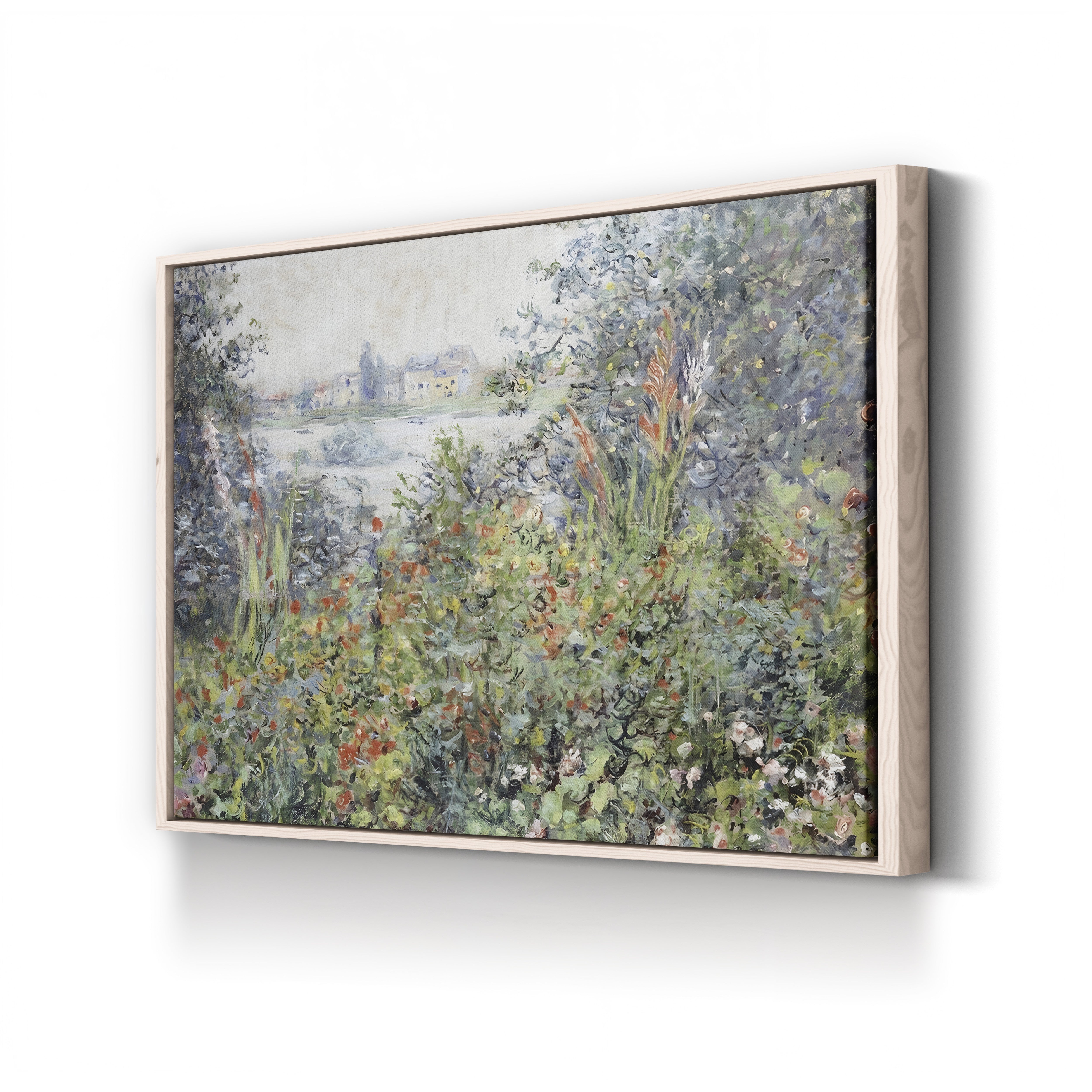 Flowers at Vétheuil (Fleurs à Vétheuil), 1881 – Claude Monet Wall Art | Impressionist Floral Garden Print