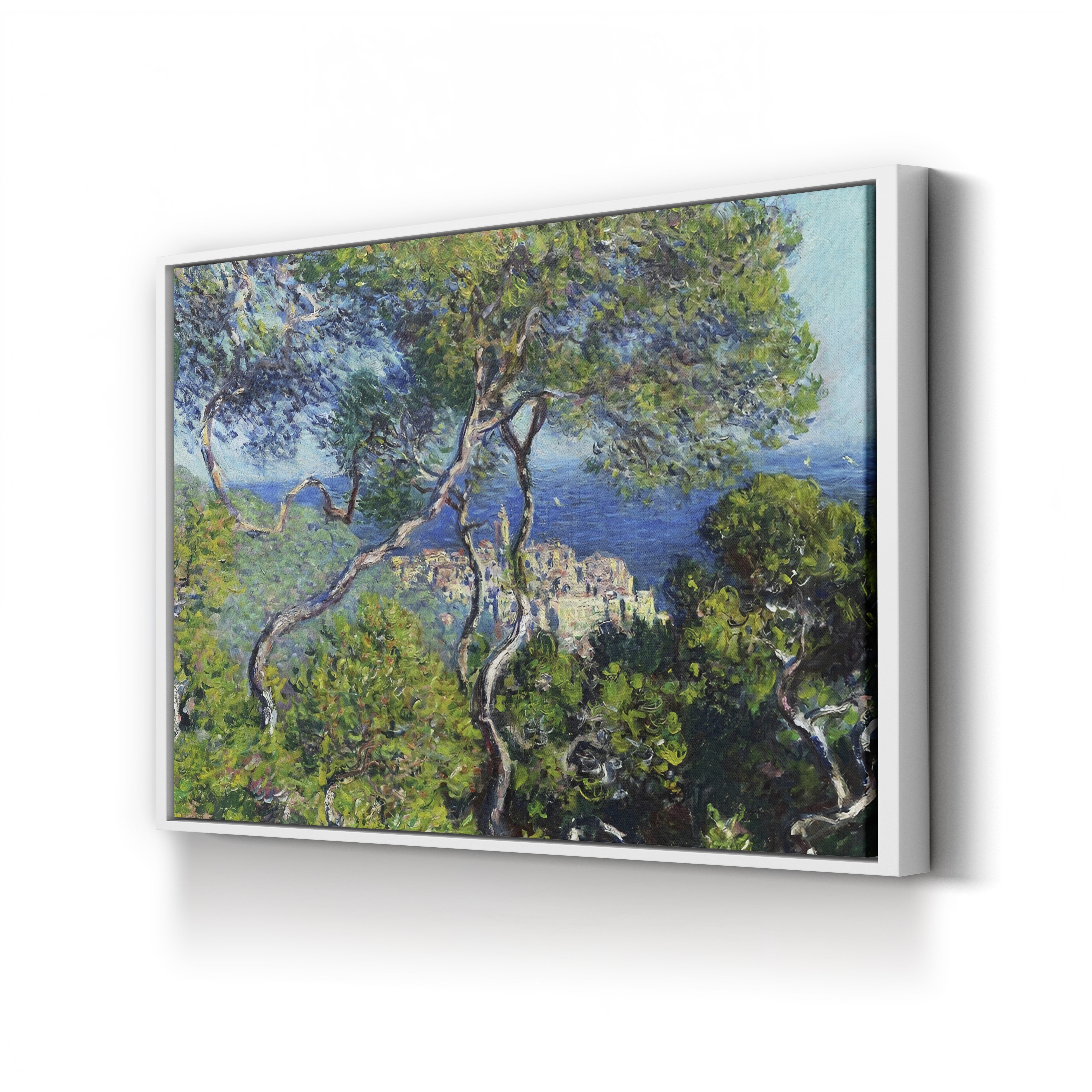 Bordighera – Claude Monet Wall Art | Impressionist Italian Riviera Canvas Print