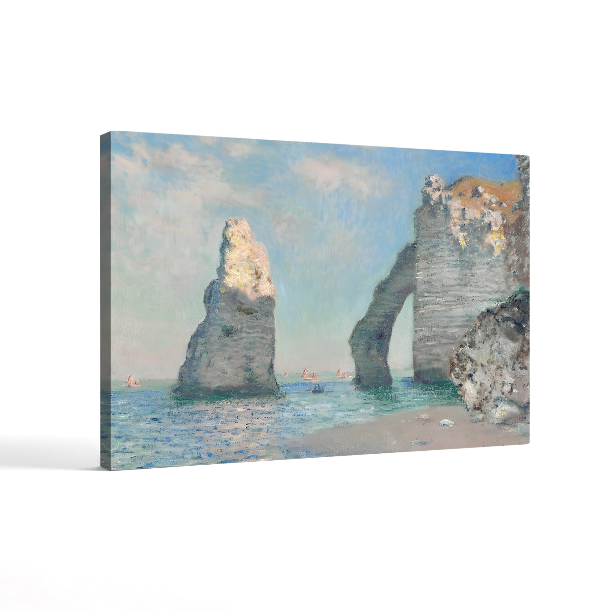 The Cliffs at Etretat (Falaises à Étretat), 1885 by Claude Monet