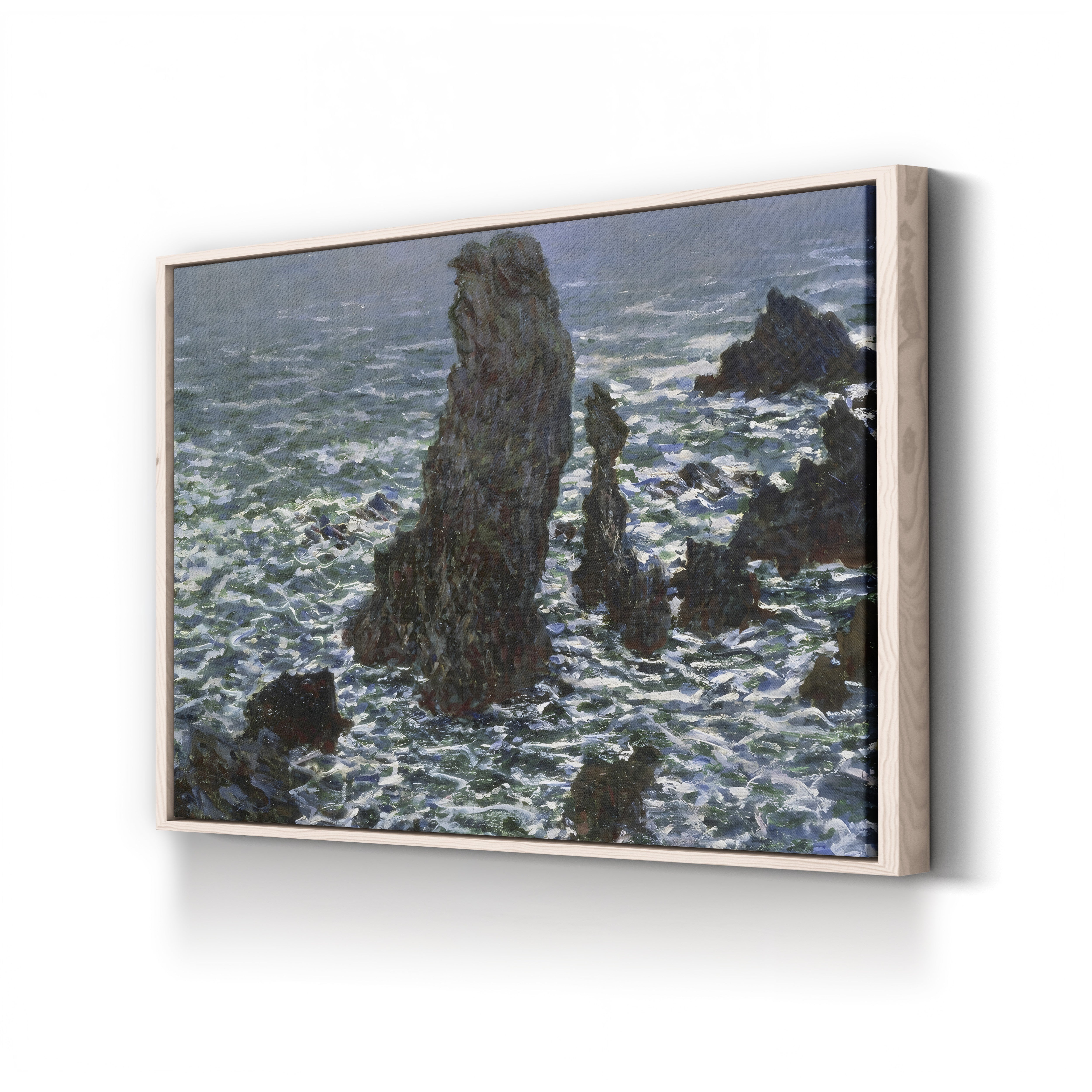 The Pyramids of Port-Coton (Les Pyramides de Port-Coton), 1886 by Claude Monet