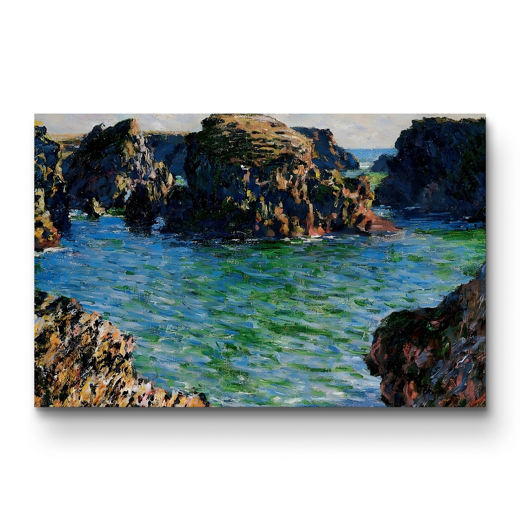 Port-Goulphar, Belle-Île, Brittany (Port-Goulphar, Belle-Île), 1886 by Claude Monet