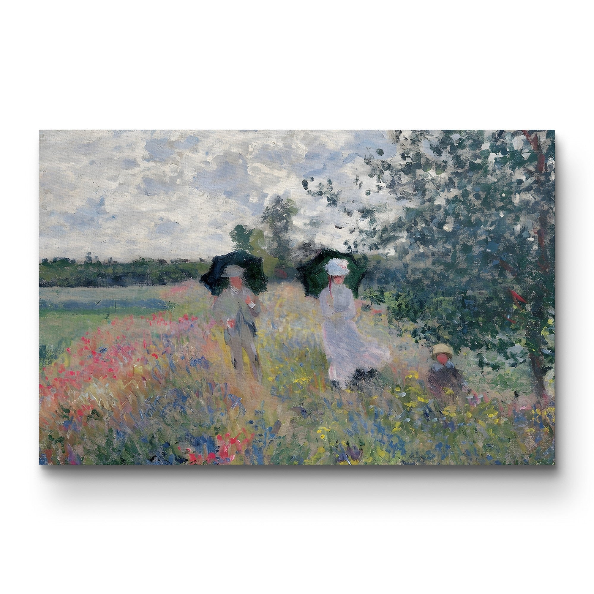 Promenade near Argenteuil (En promenade près d’Argenteuil), 1875 by Claude Monet