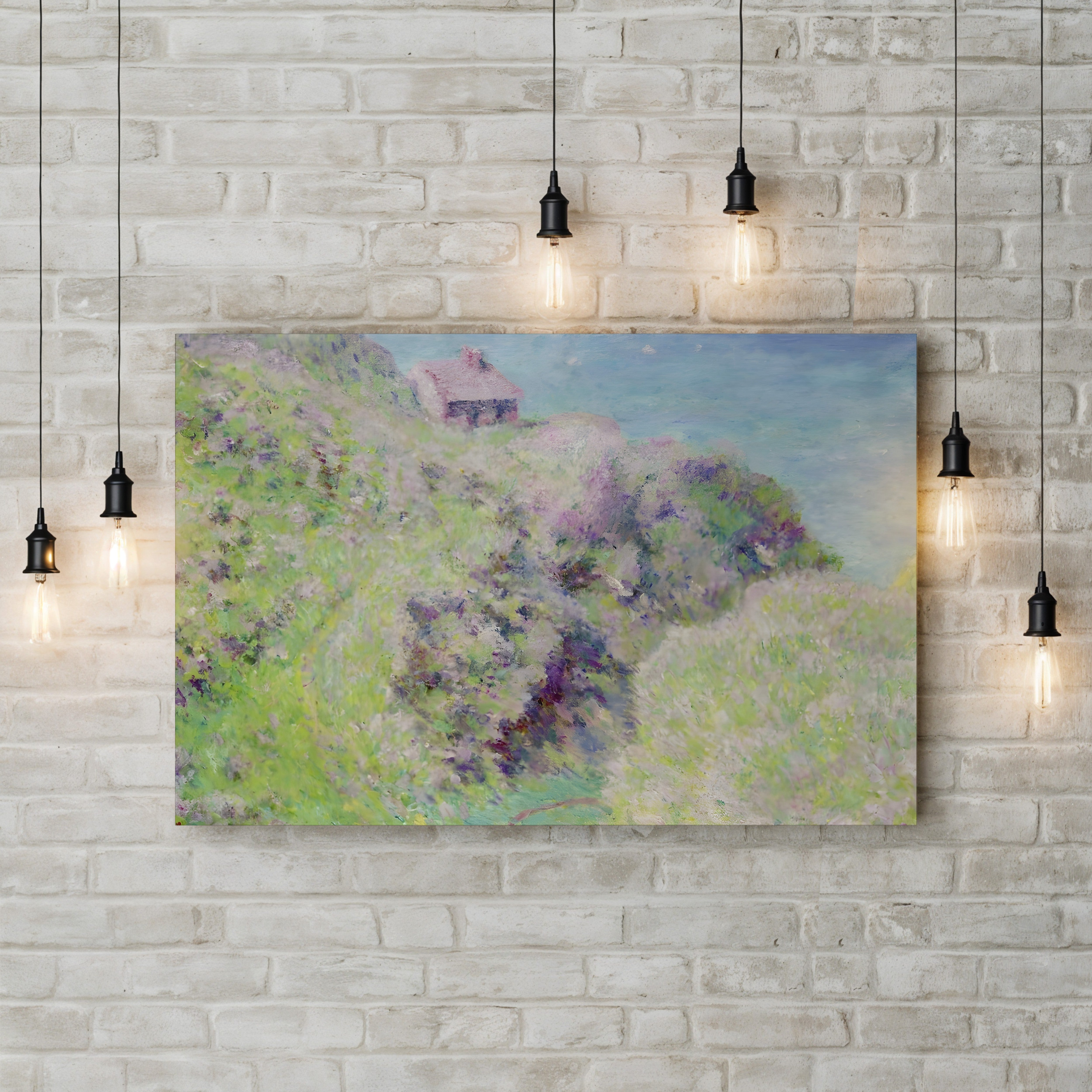 Customs House at Varengeville, 1897 – Claude Monet Wall Art | Impressionist Coastal Canvas Print