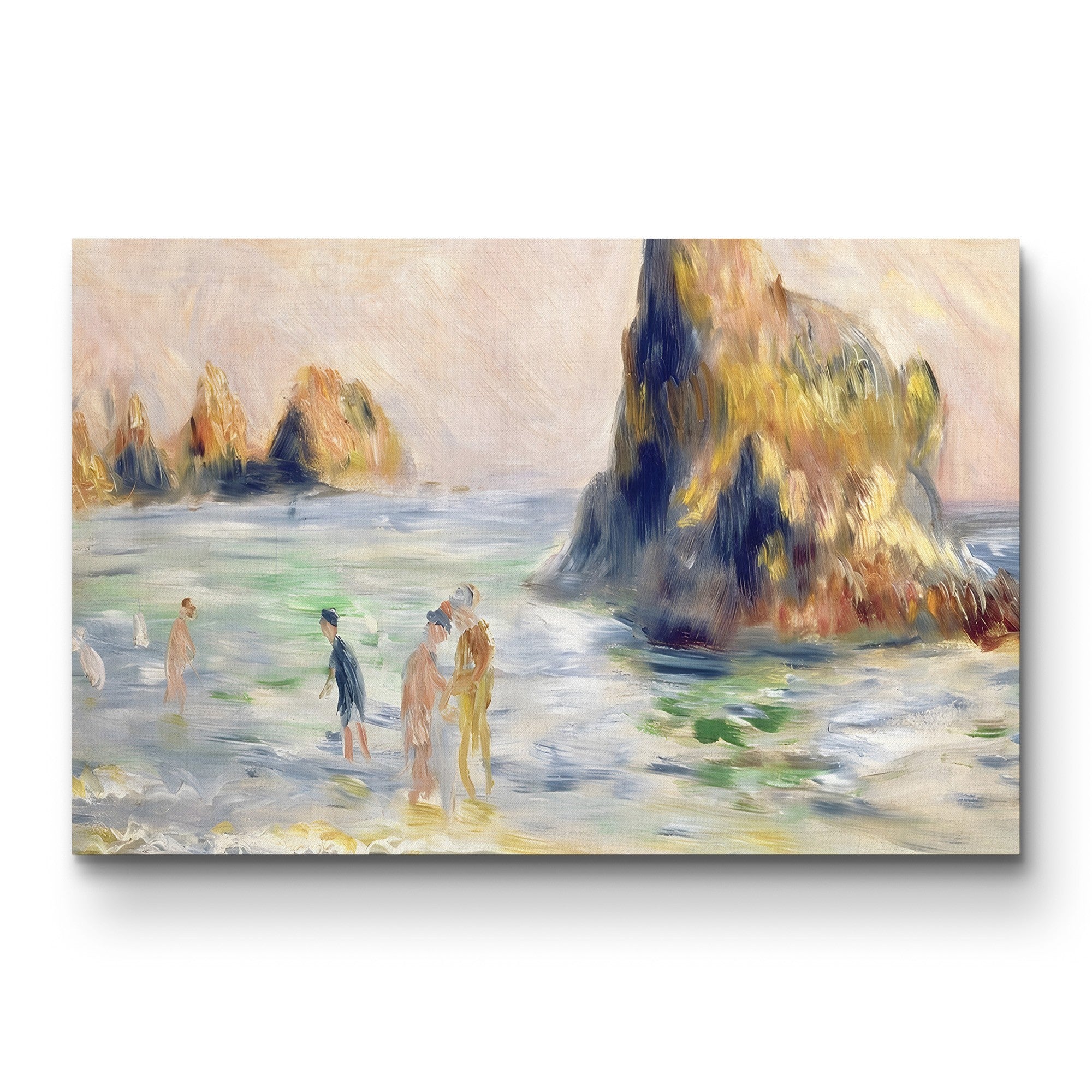 Moulin Huet Bay, Guernsey, c. 1883 – Renoir Wall Art | Coastal