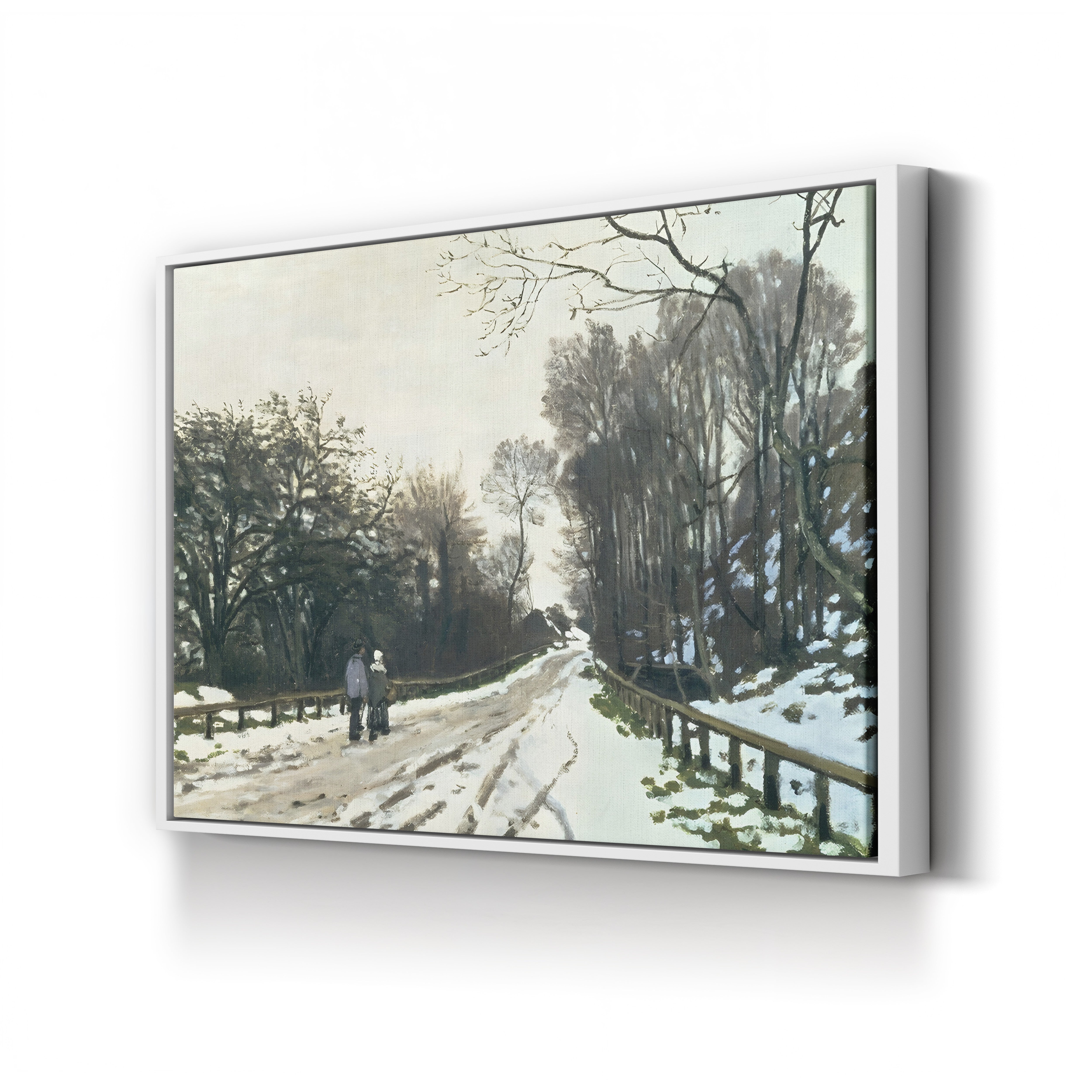 Road toward the Farm Saint-Siméon, Honfleur (Route de la Ferme Saint-Siméon), 1867 by Claude Monet