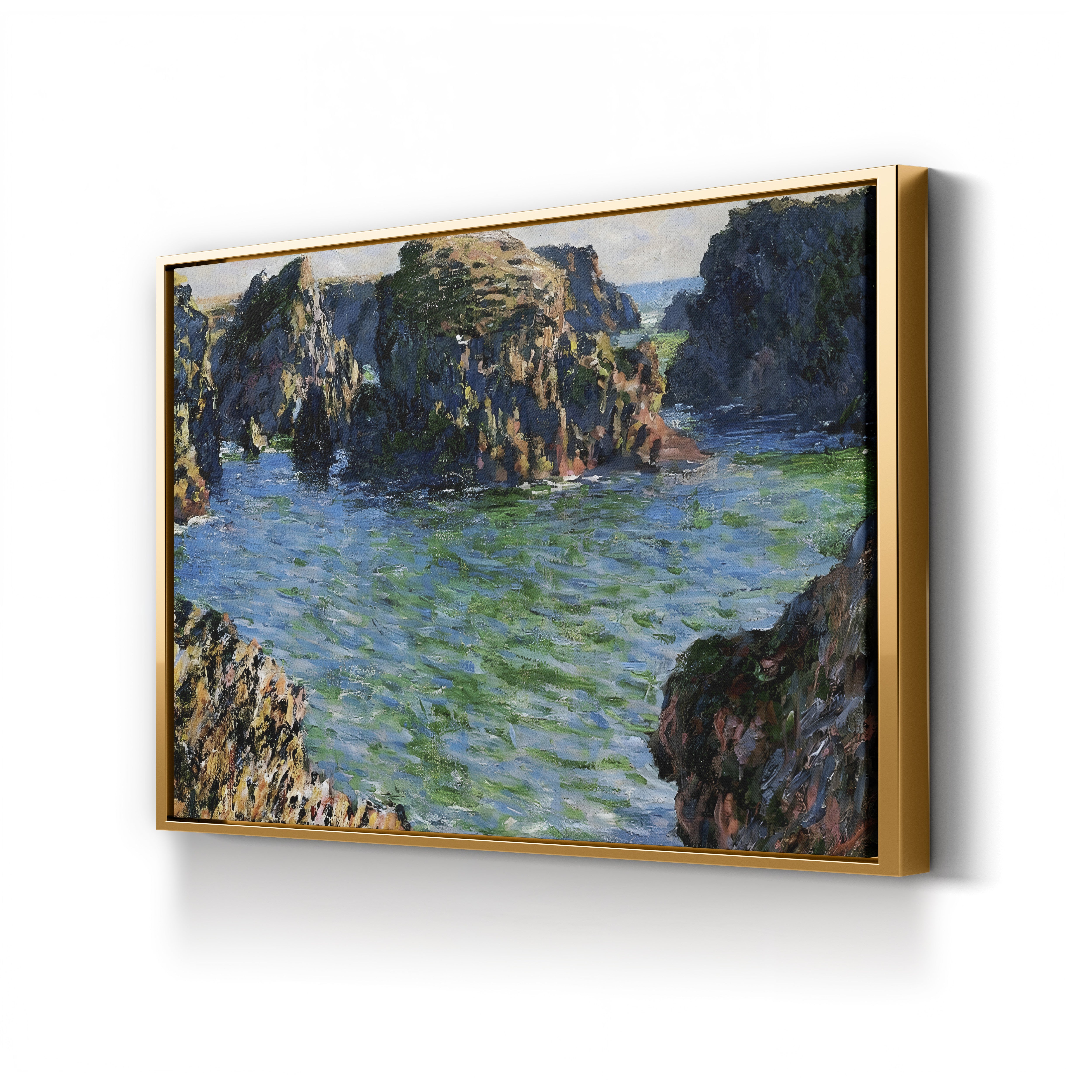 Port-Goulphar, Belle-Île, Brittany (Port-Goulphar, Belle-Île), 1886 by Claude Monet