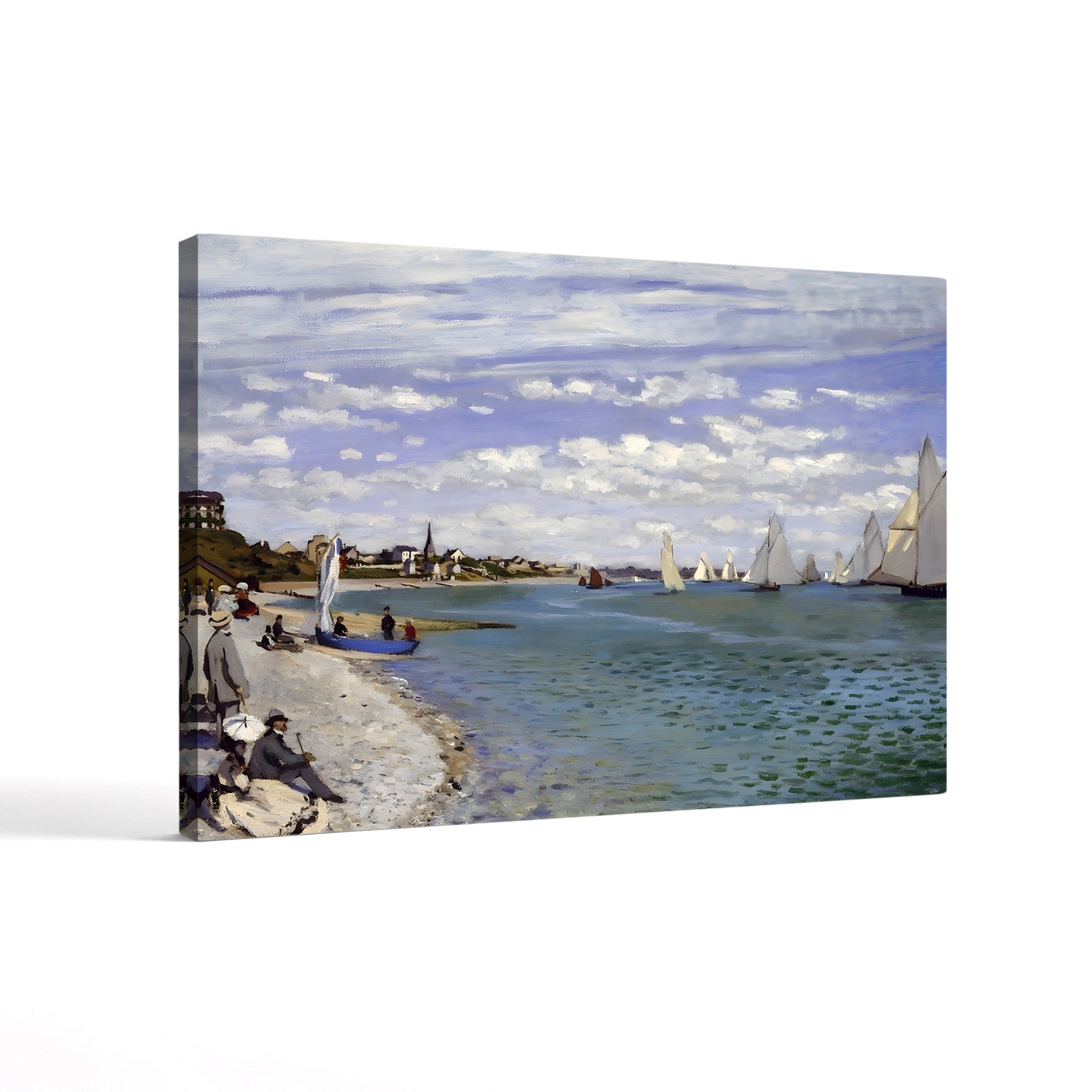 Regatta at Sainte-Adresse (Régates à Sainte-Adresse), 1867 by Claude Monet