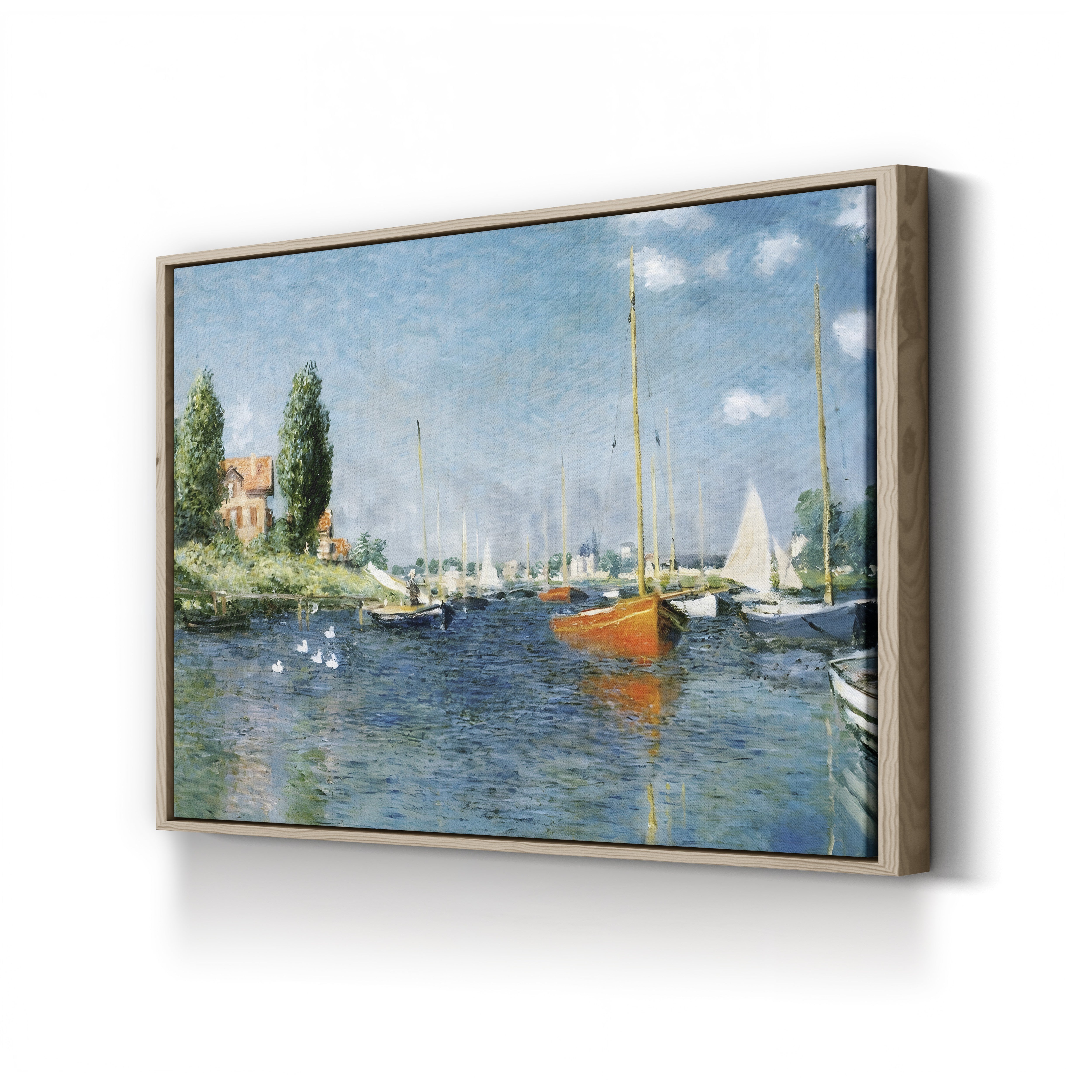 Red Boats, Argenteuil (Les Bateaux rouges, Argenteuil), 1875 by Claude Monet