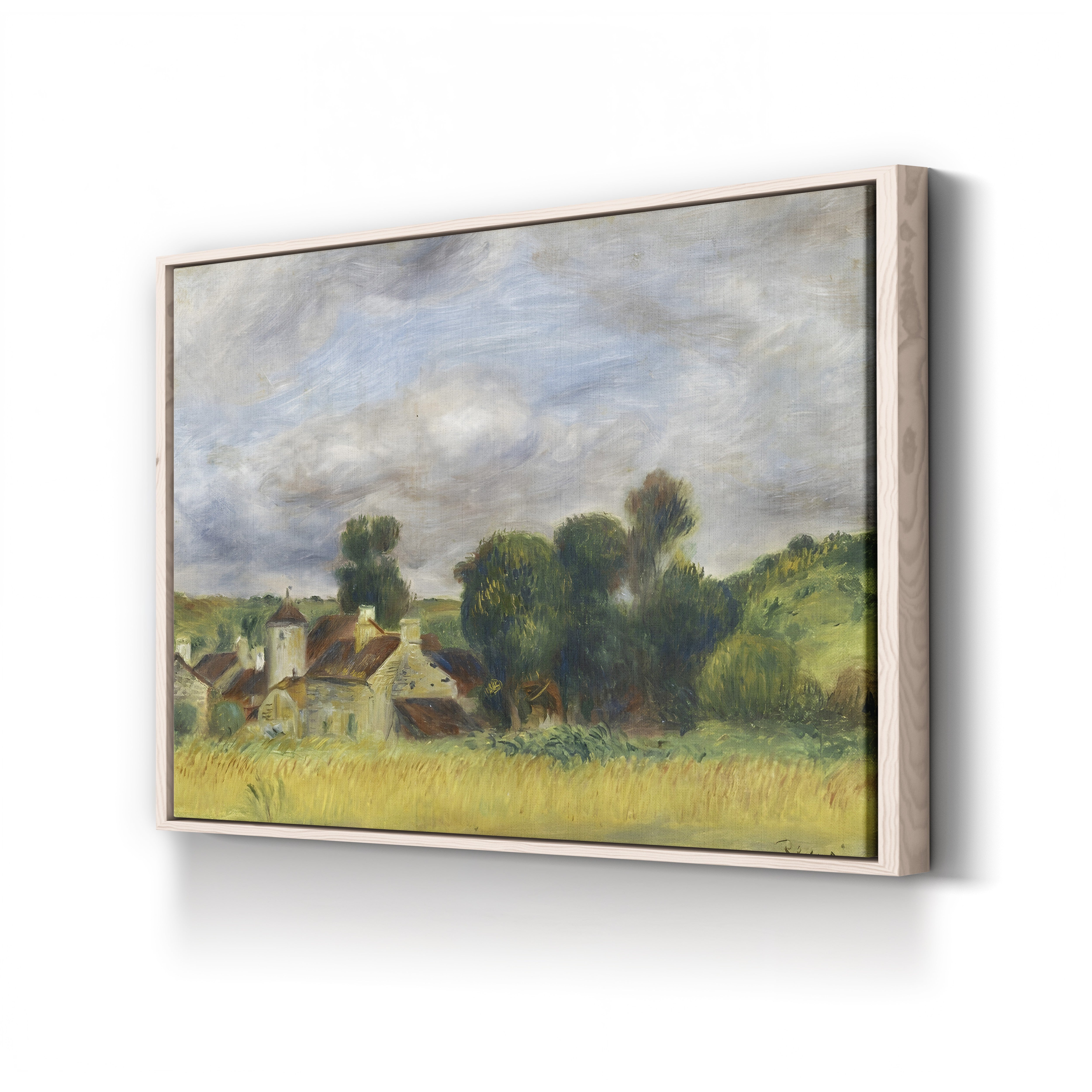 Brittany Countryside, 1892 – Pierre-Auguste Renoir Wall Art | Impressionist Landscape Canvas Print