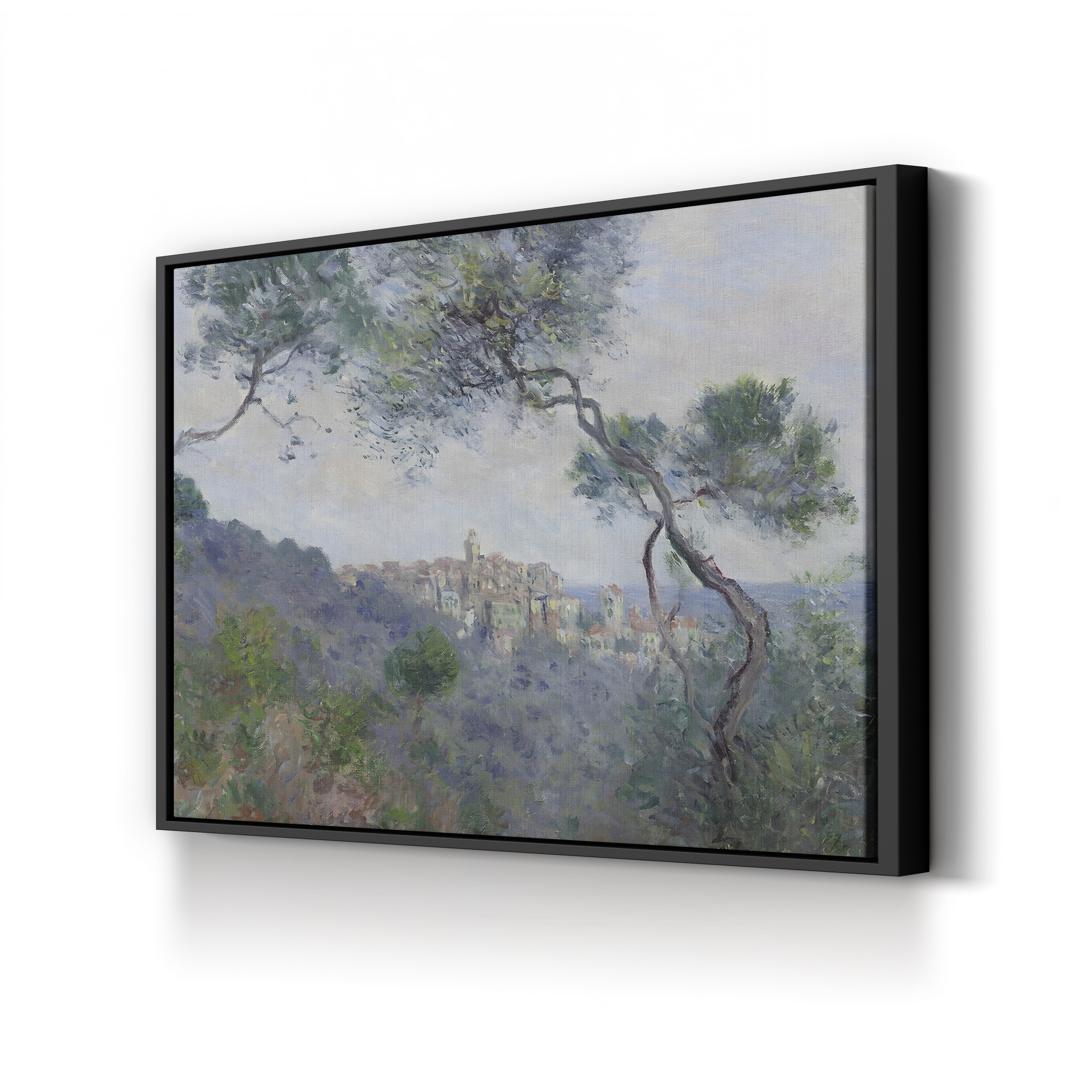 Bordighera, Italy, 1884 – Claude Monet Wall Art | Impressionist Italian Riviera Canvas Print
