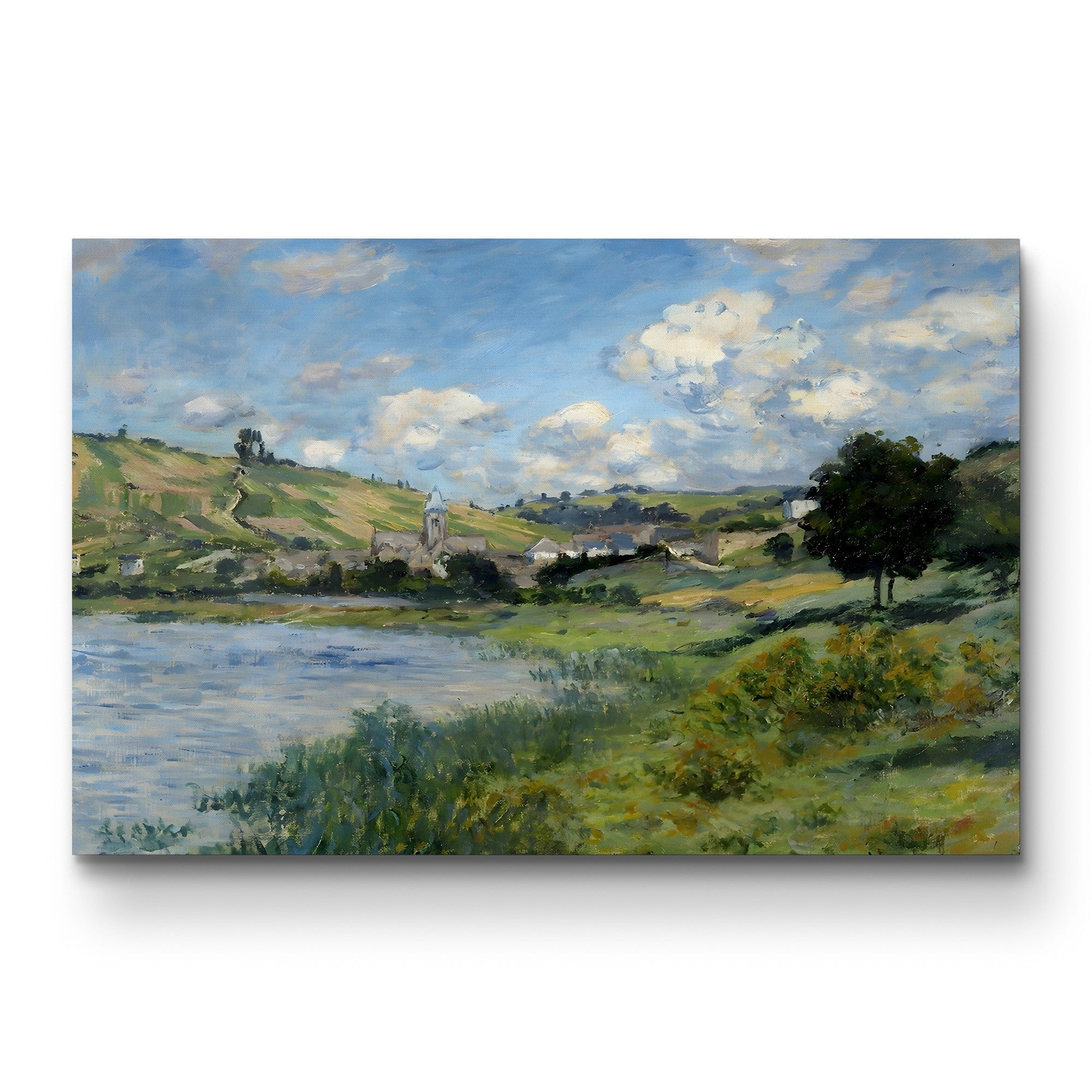 Landscape at Vétheuil (Paysage, Vétheuil), 1879 by Claude Monet