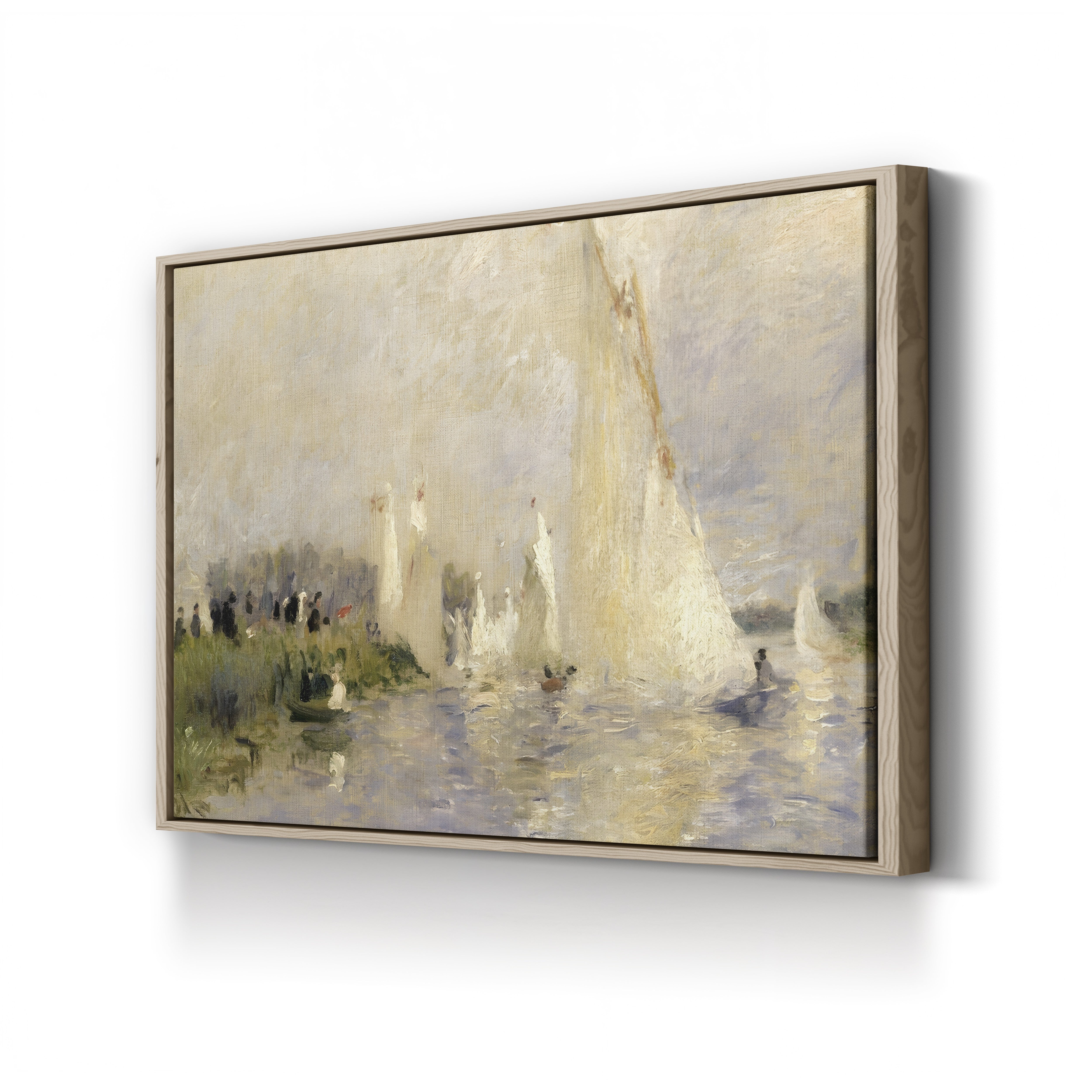 Regatta at Argenteuil – Renoir Wall Art | Impressionist River Canvas