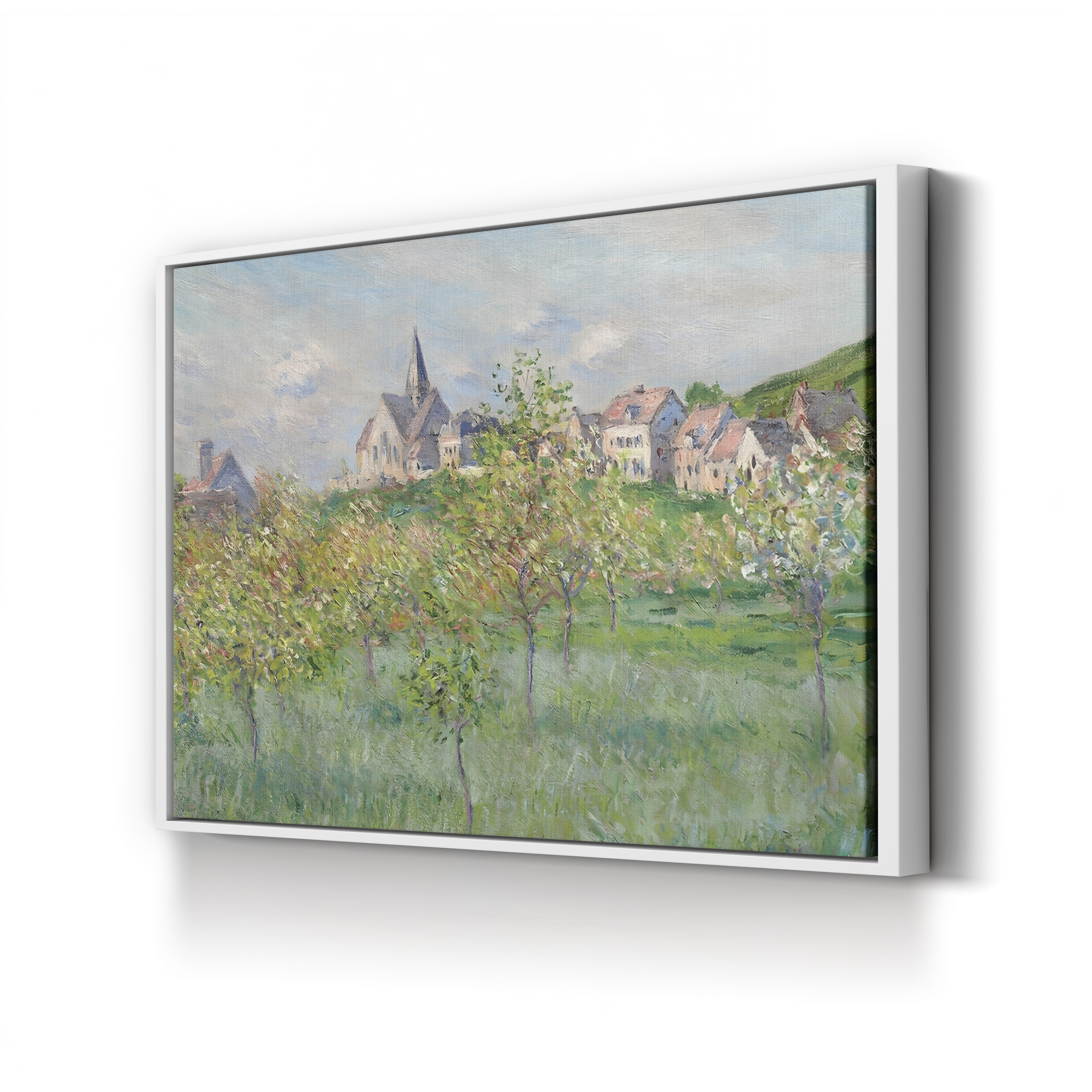 Spring in Giverny, Afternoon Effect (Printemps à Giverny, effet d’après-midi), 1885 by Claude Monet