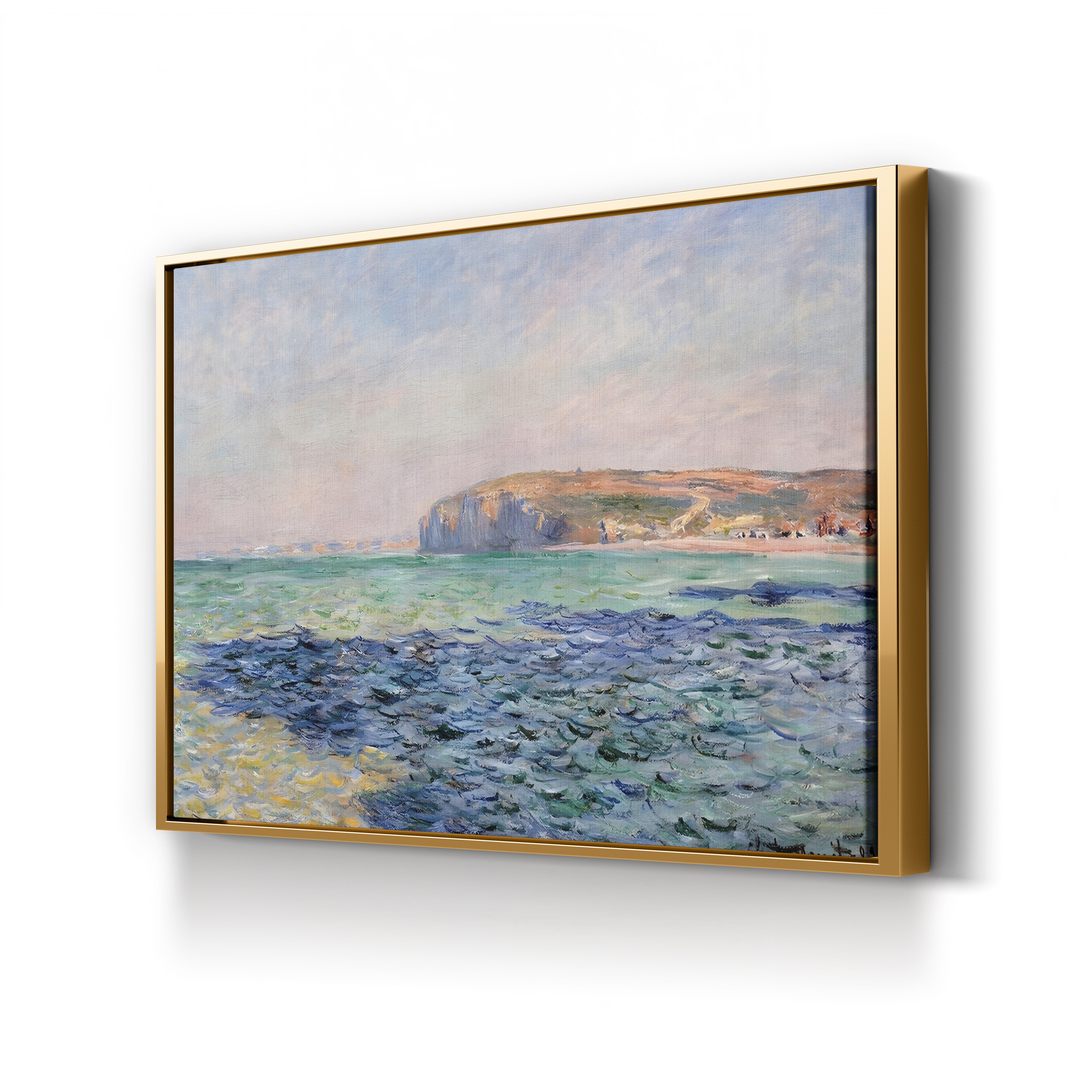 Shadows on the Sea. The Cliffs at Pourville (Ombres sur la mer. Les falaises à Pourville), 1882 by Claude Monet
