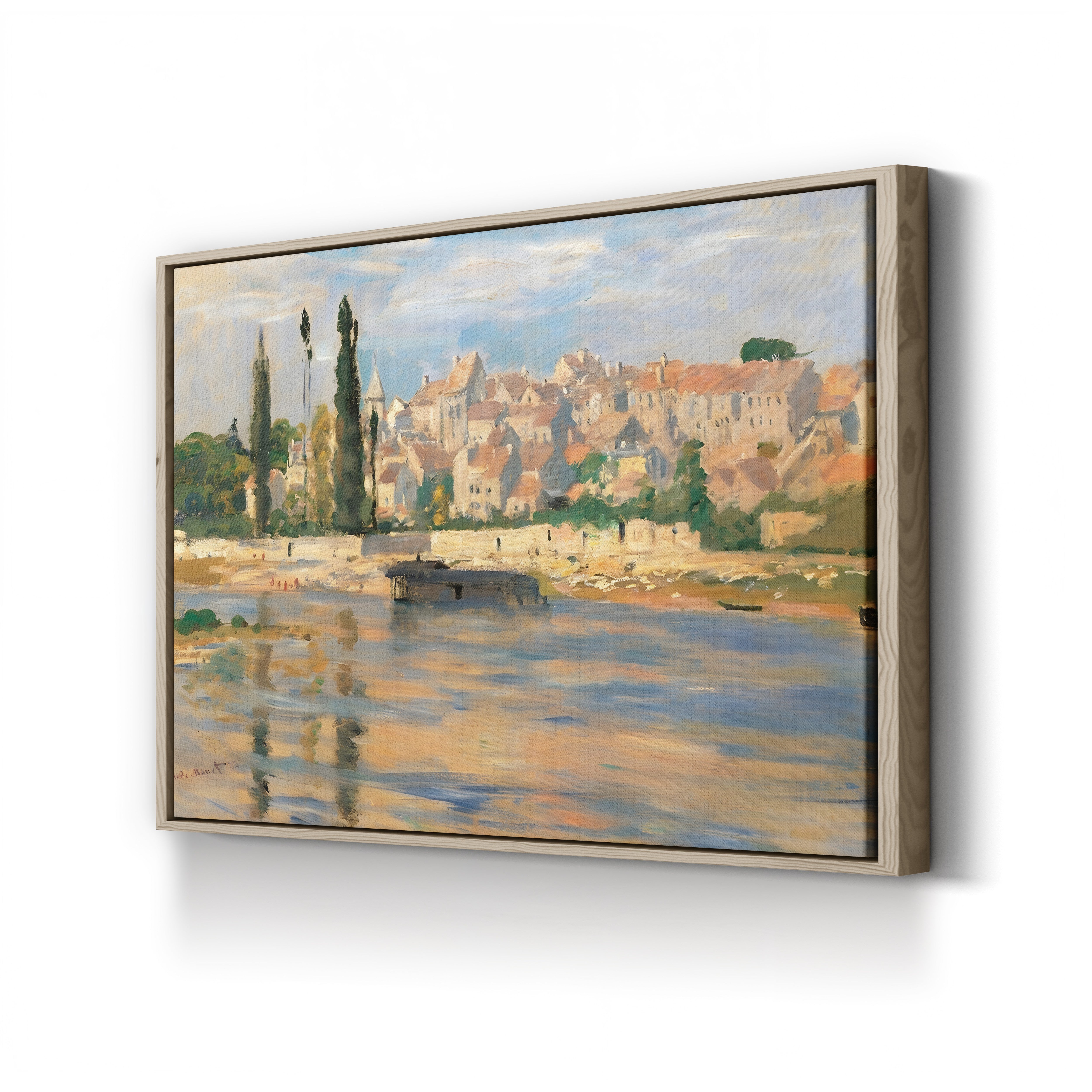 Carrières-Saint-Denis, 1872 – Claude Monet Wall Art | Musée d'Orsay Impressionist Seine Canvas Print