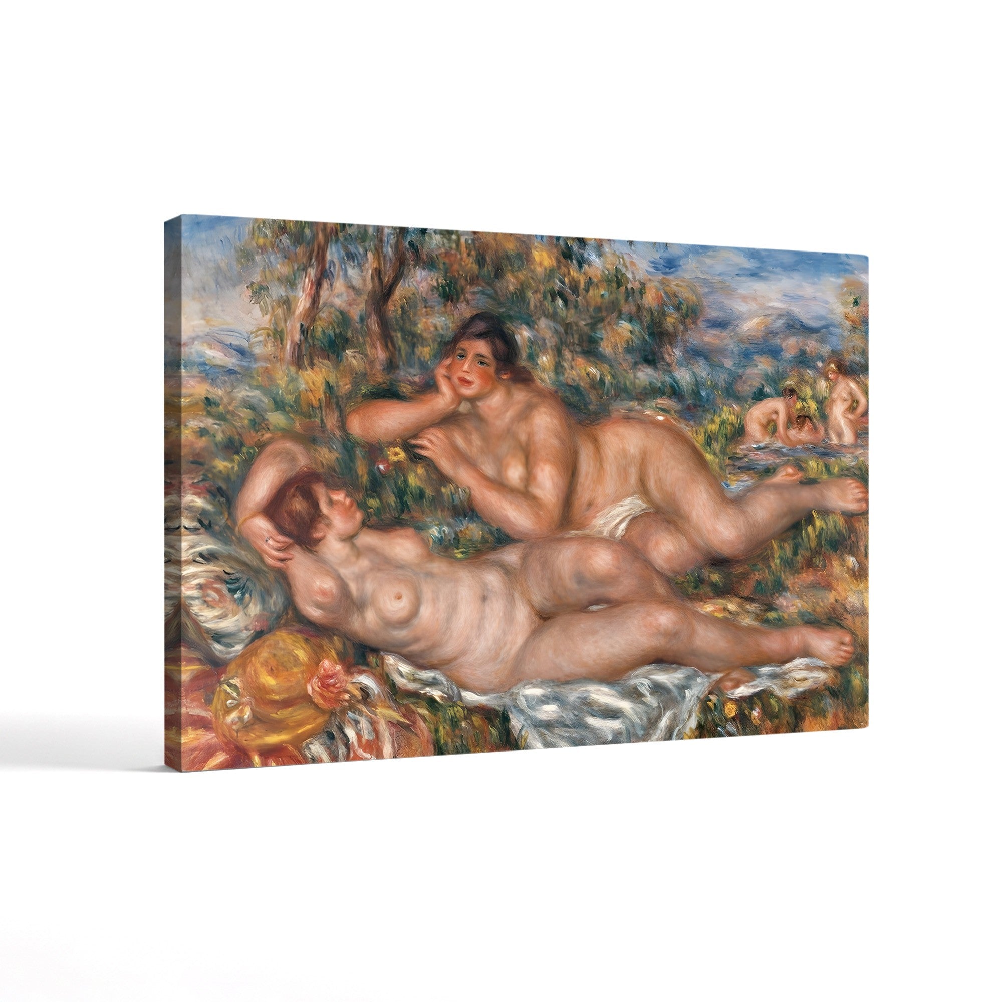 Bathers, c. 1918–1919 (Musée d'Orsay) – Pierre-Auguste Renoir Wall Art | Late Impressionist Canvas Print