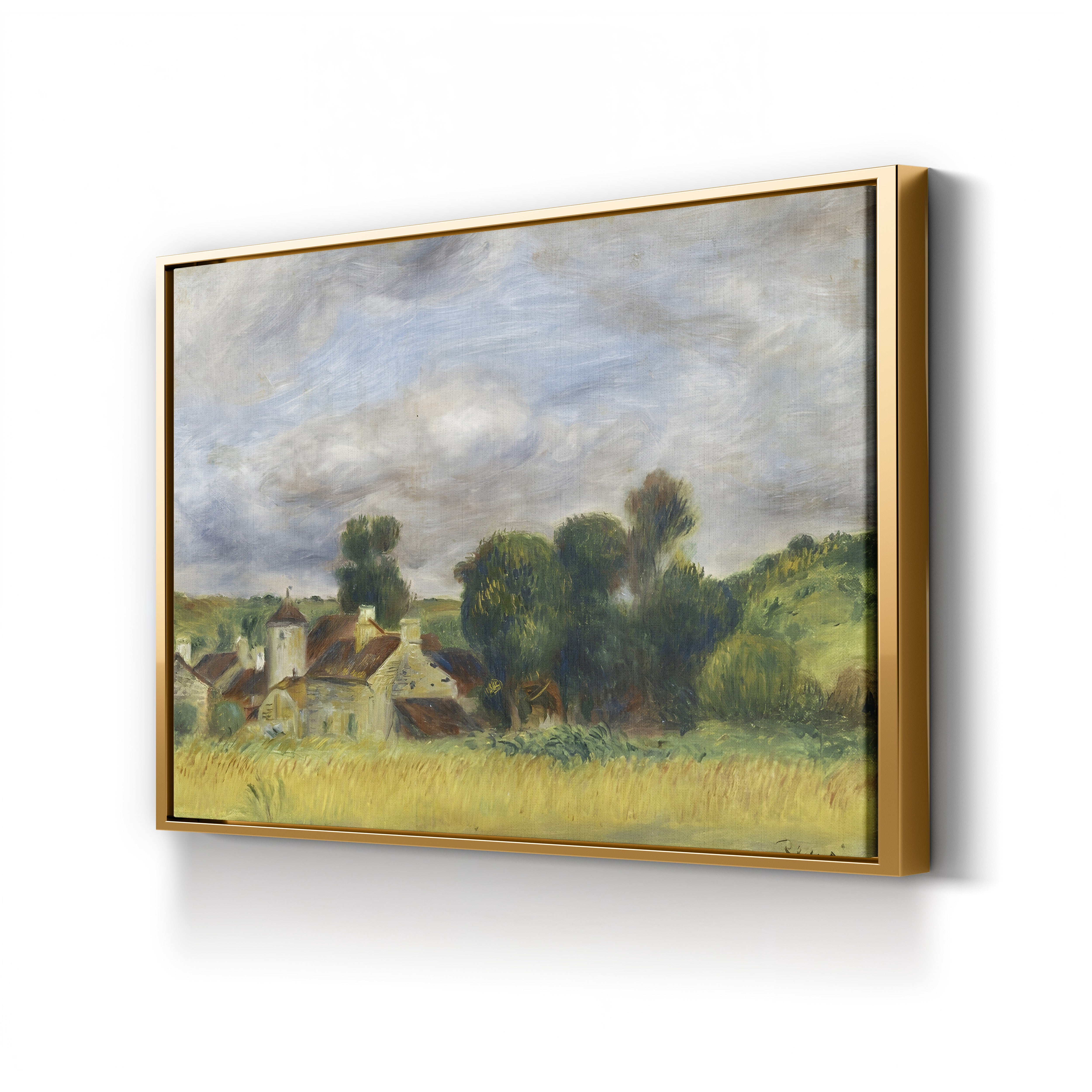 Brittany Countryside, 1892 – Pierre-Auguste Renoir Wall Art | Impressionist Landscape Canvas Print