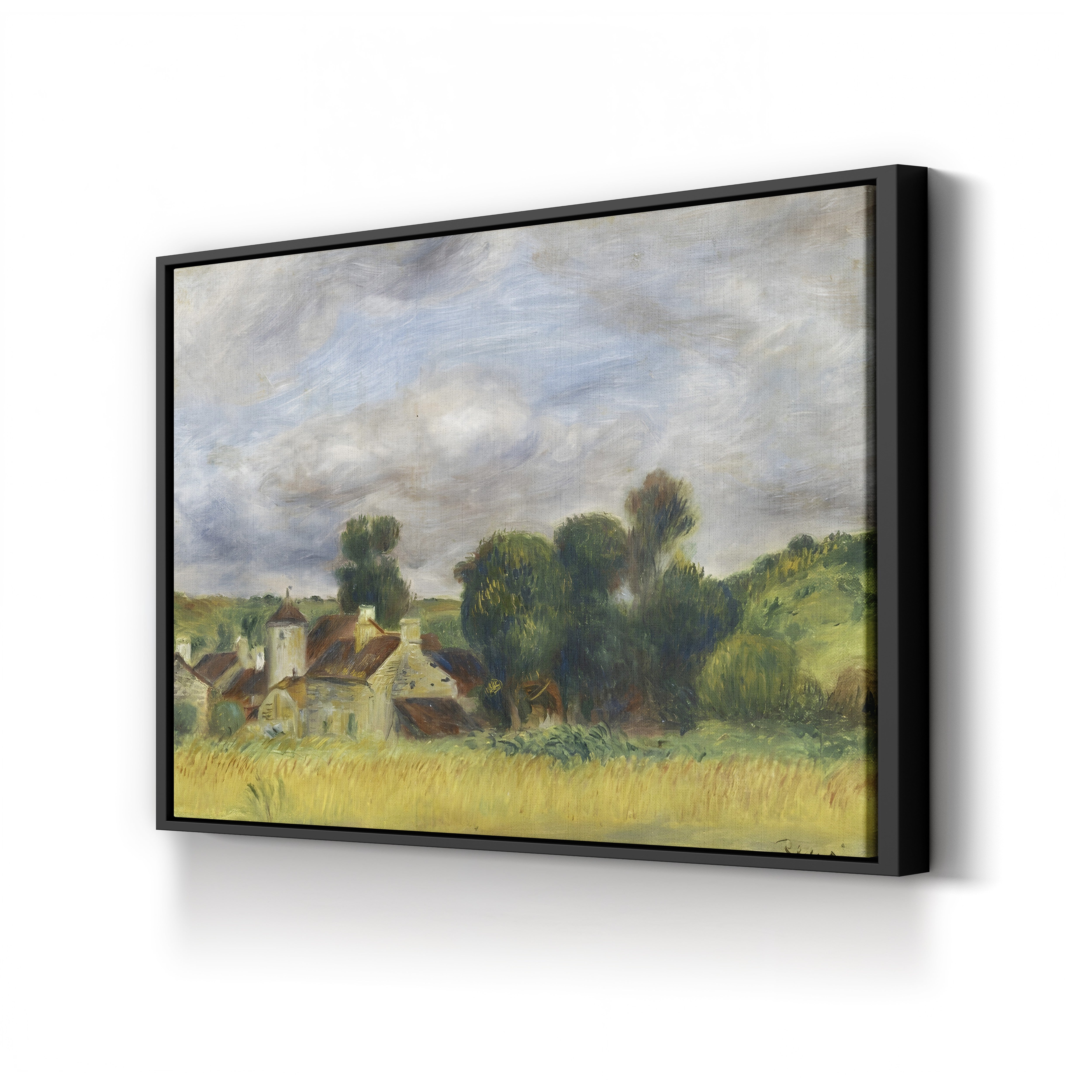 Brittany Countryside, 1892 – Pierre-Auguste Renoir Wall Art | Impressionist Landscape Canvas Print