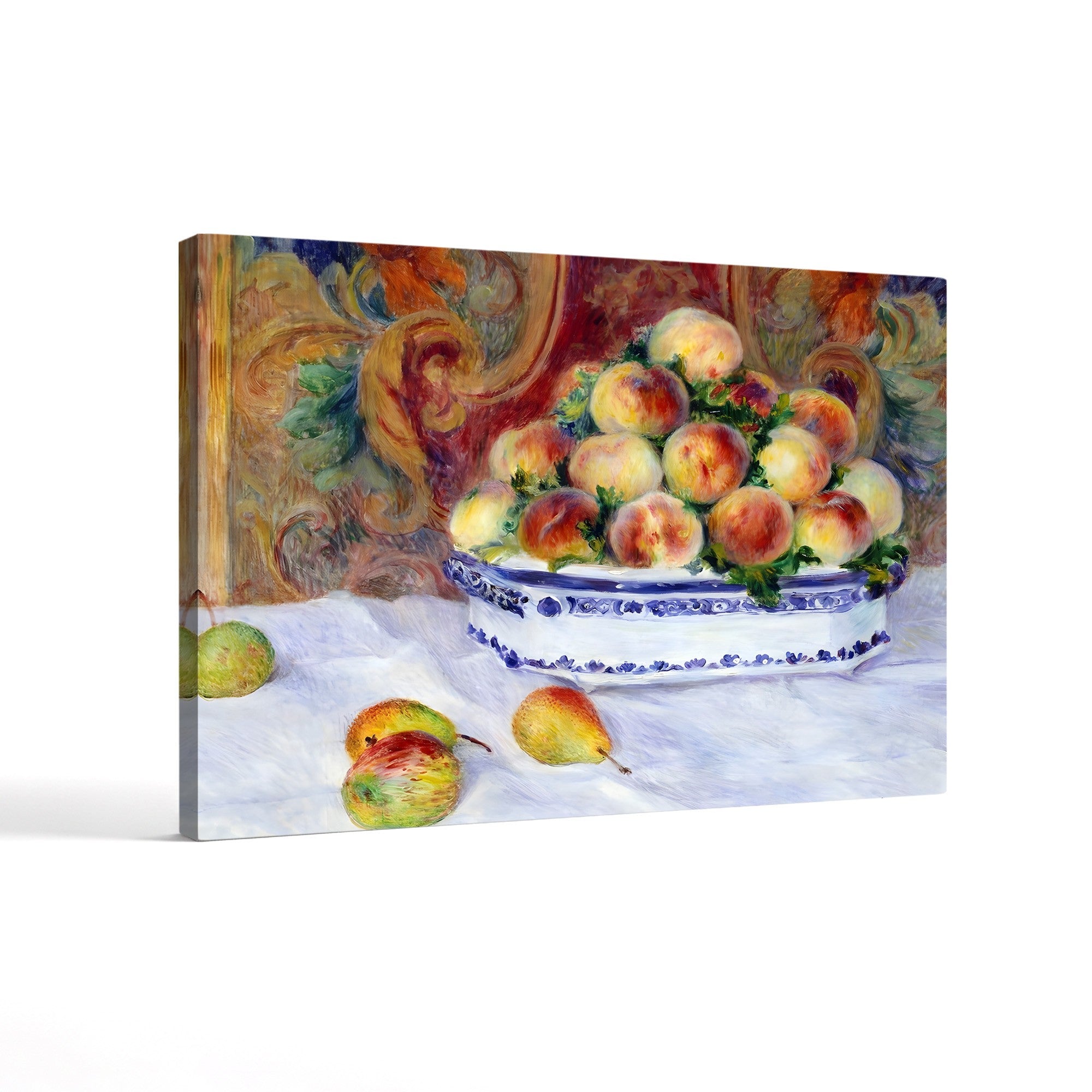 Still Life with Peaches – Renoir Wall Art | Impressionist Still Life Canvas