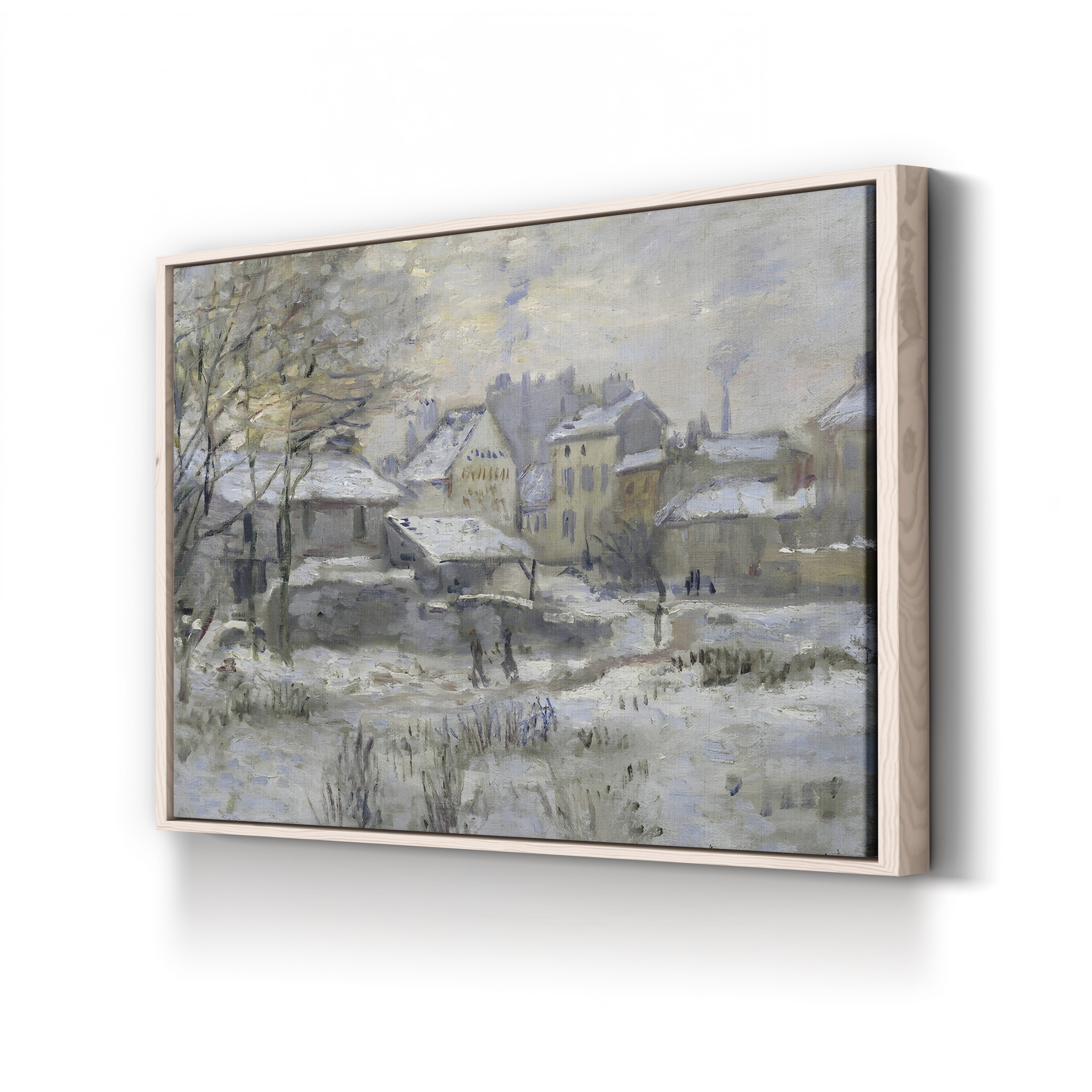 Snow Effect with Setting Sun (Effet de neige, soleil couchant), 1875 by Claude Monet