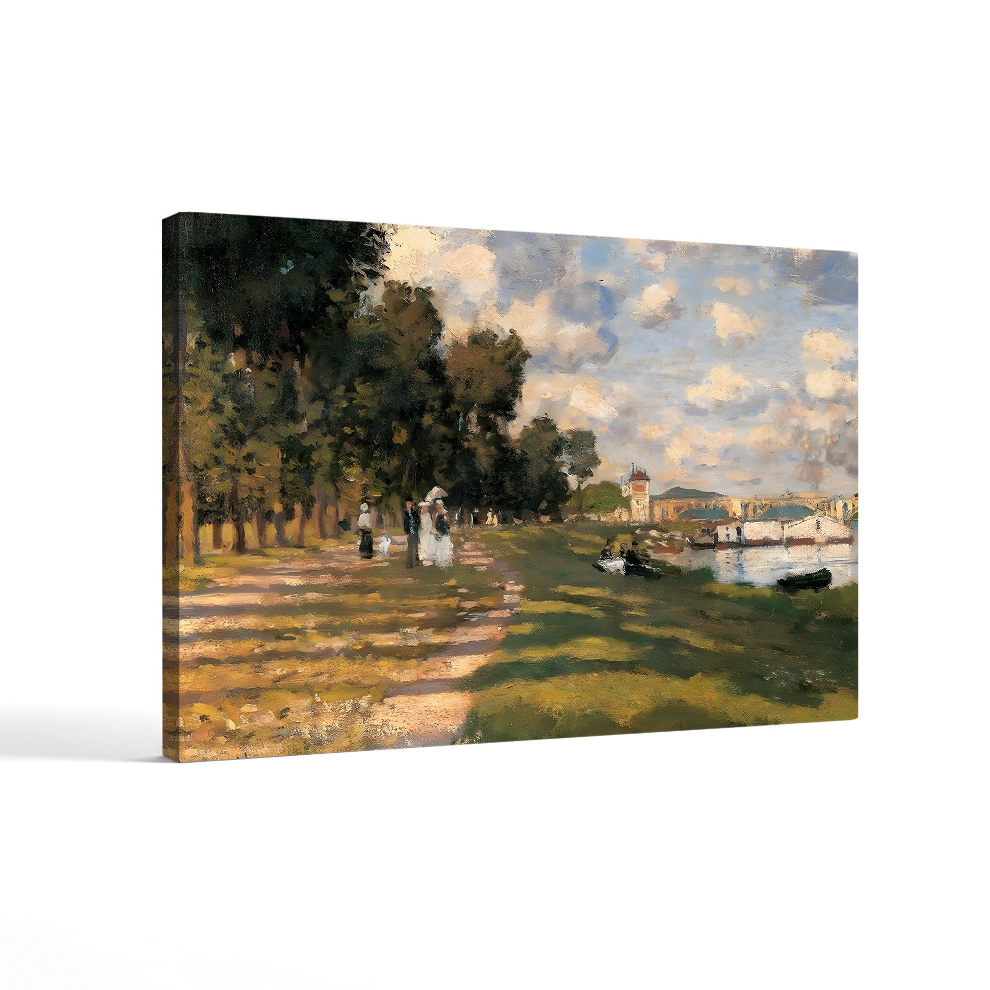 Basin at Argenteuil, 1872 – Claude Monet Wall Art | Musée d'Orsay Impressionist Canvas Print