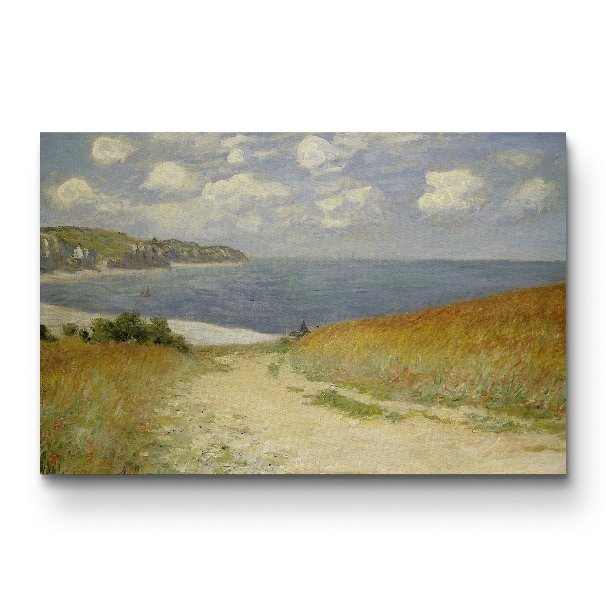Path in the Wheat Fields at Pourville (Chemin dans les Blés à Pourville), 1882 by Claude Monet