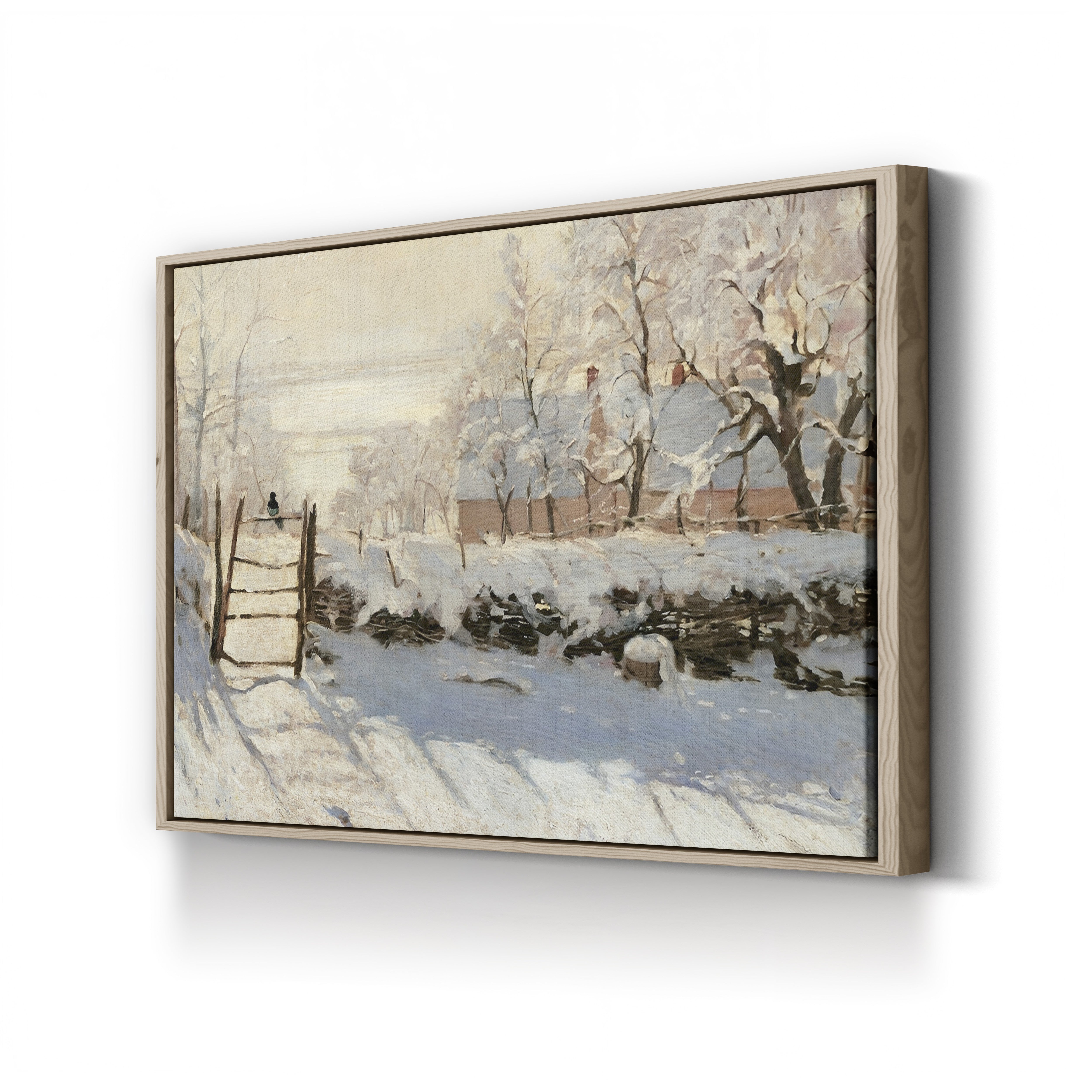 The Magpie (La Pie), 1868-69 by Claude Monet