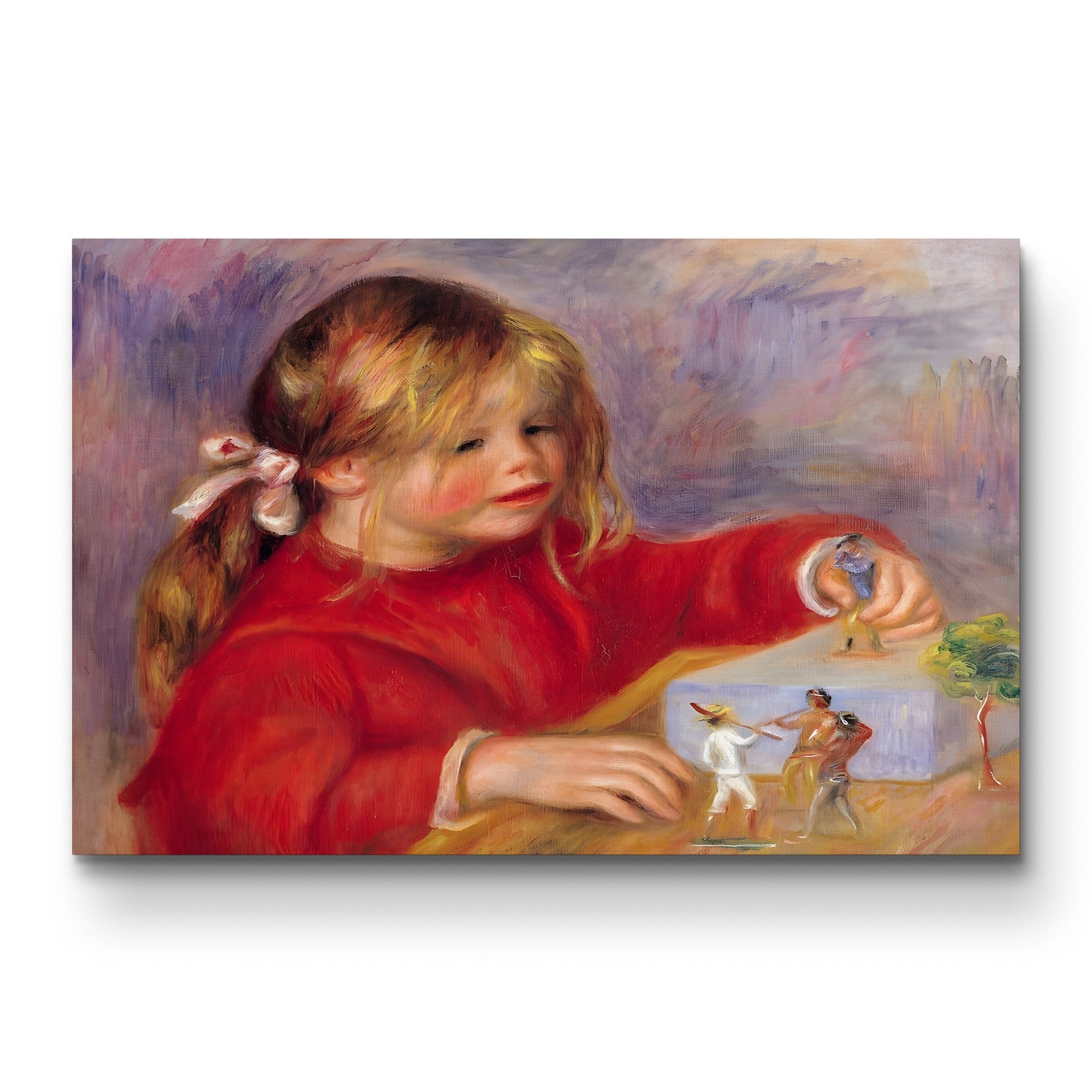 Claude Renoir at Play, 1905 – Pierre-Auguste Renoir Wall Art | Impressionist Childhood Canvas Print