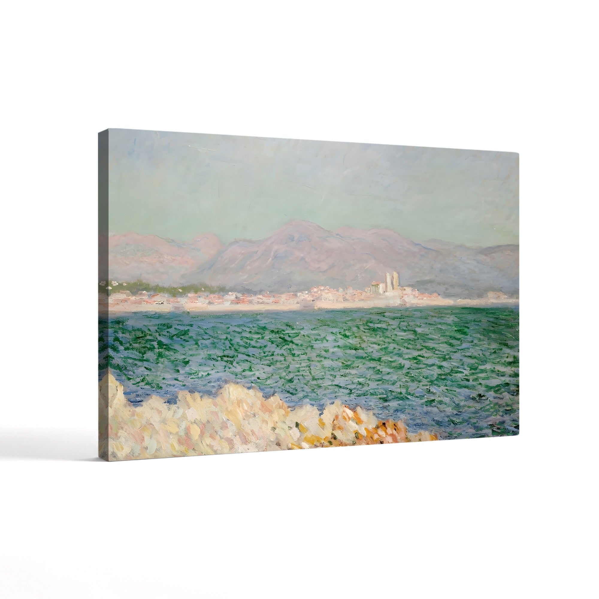 Gulf of Antibes, 1888 – Claude Monet Wall Art | Impressionist Mediterranean Seascape Canvas Print