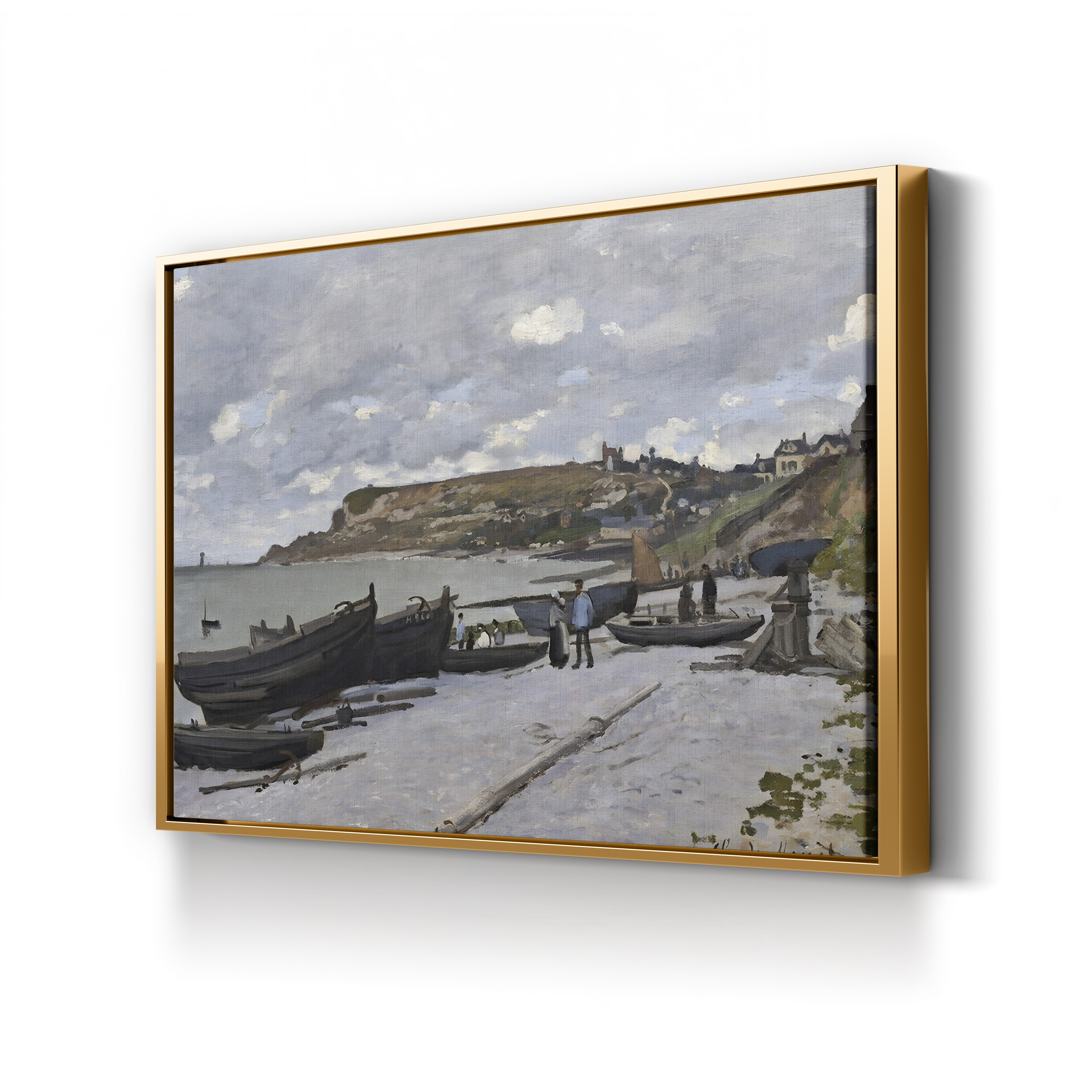 Sainte-Adresse (Bateaux de pêche sur le rivage), 1867 by Claude Monet