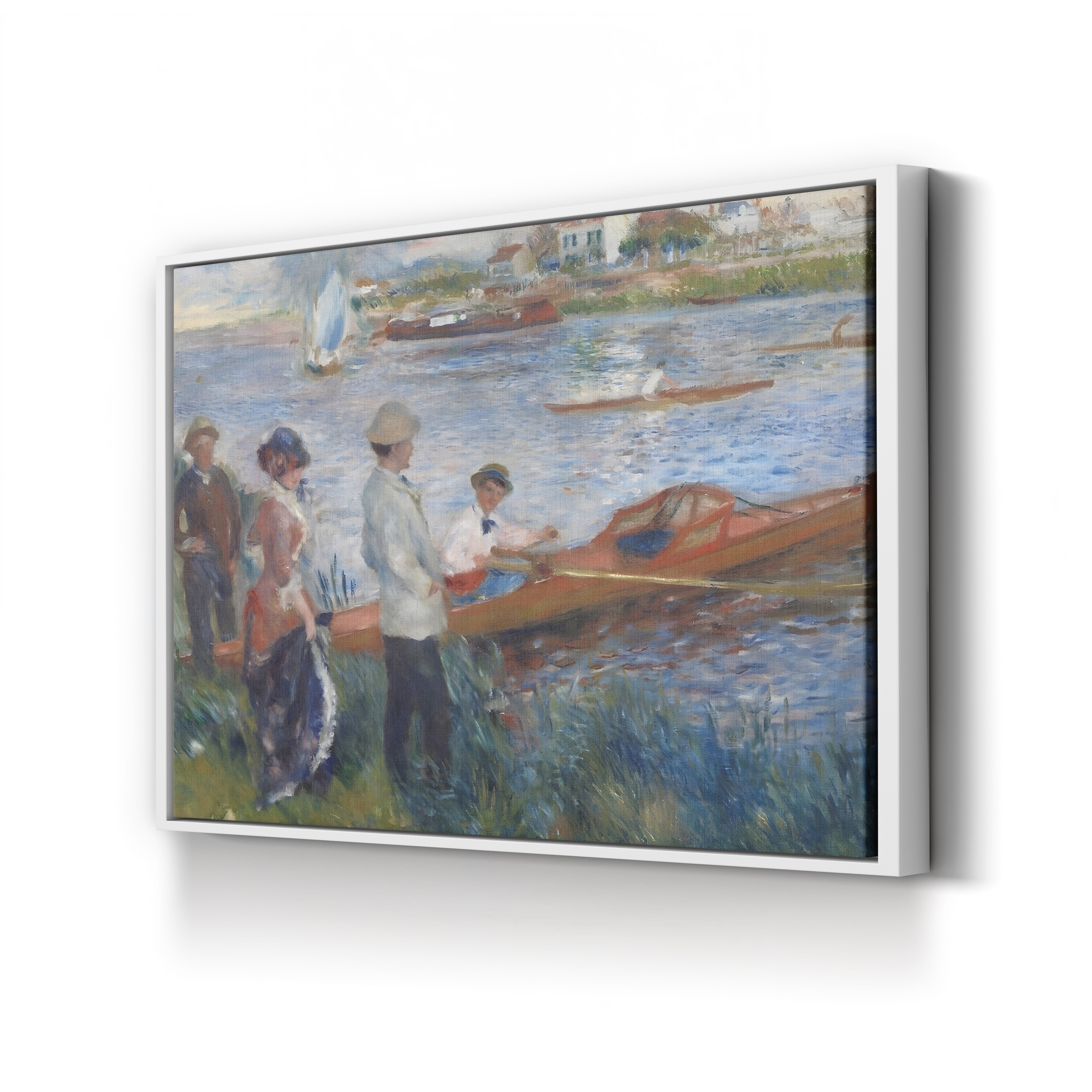 Oarsmen at Chatou, 1879 – Renoir Wall Art | Impressionist Boating Canvas