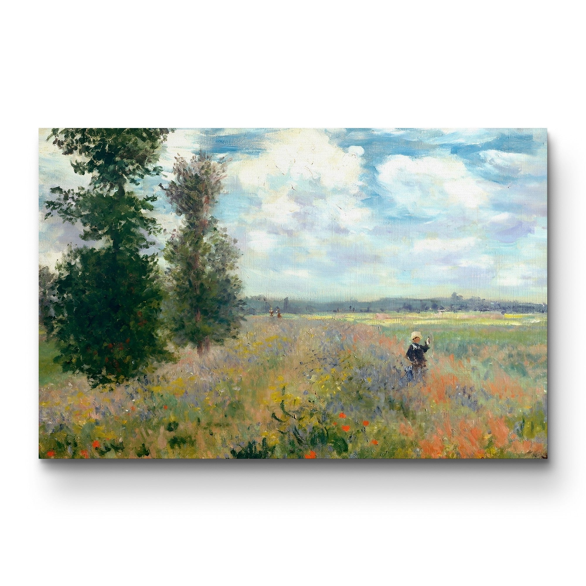 Poppy Fields near Argenteuil (Champs de coquelicots près d’Argenteuil), 1875 by Claude Monet
