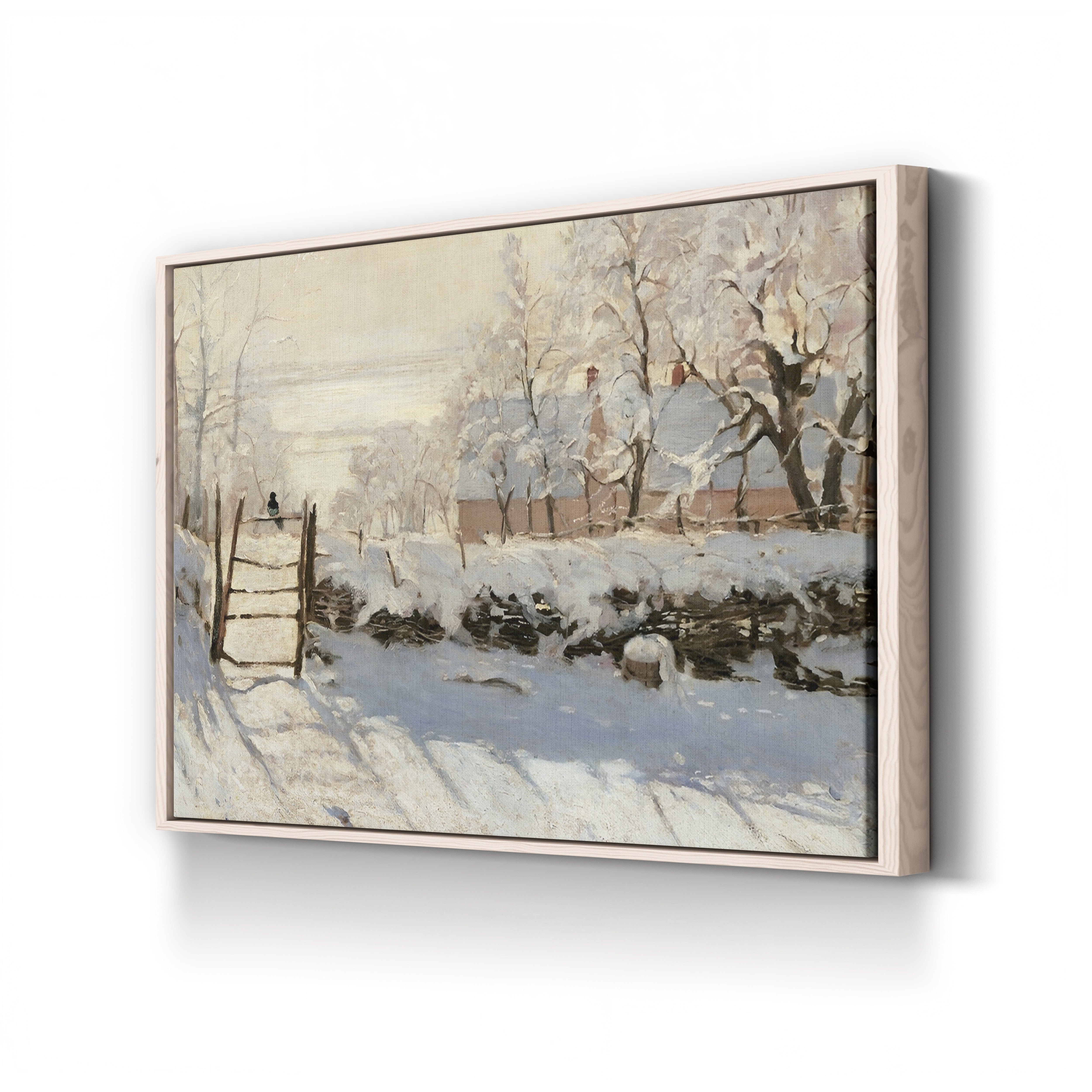 The Magpie (La Pie), 1868-69 by Claude Monet