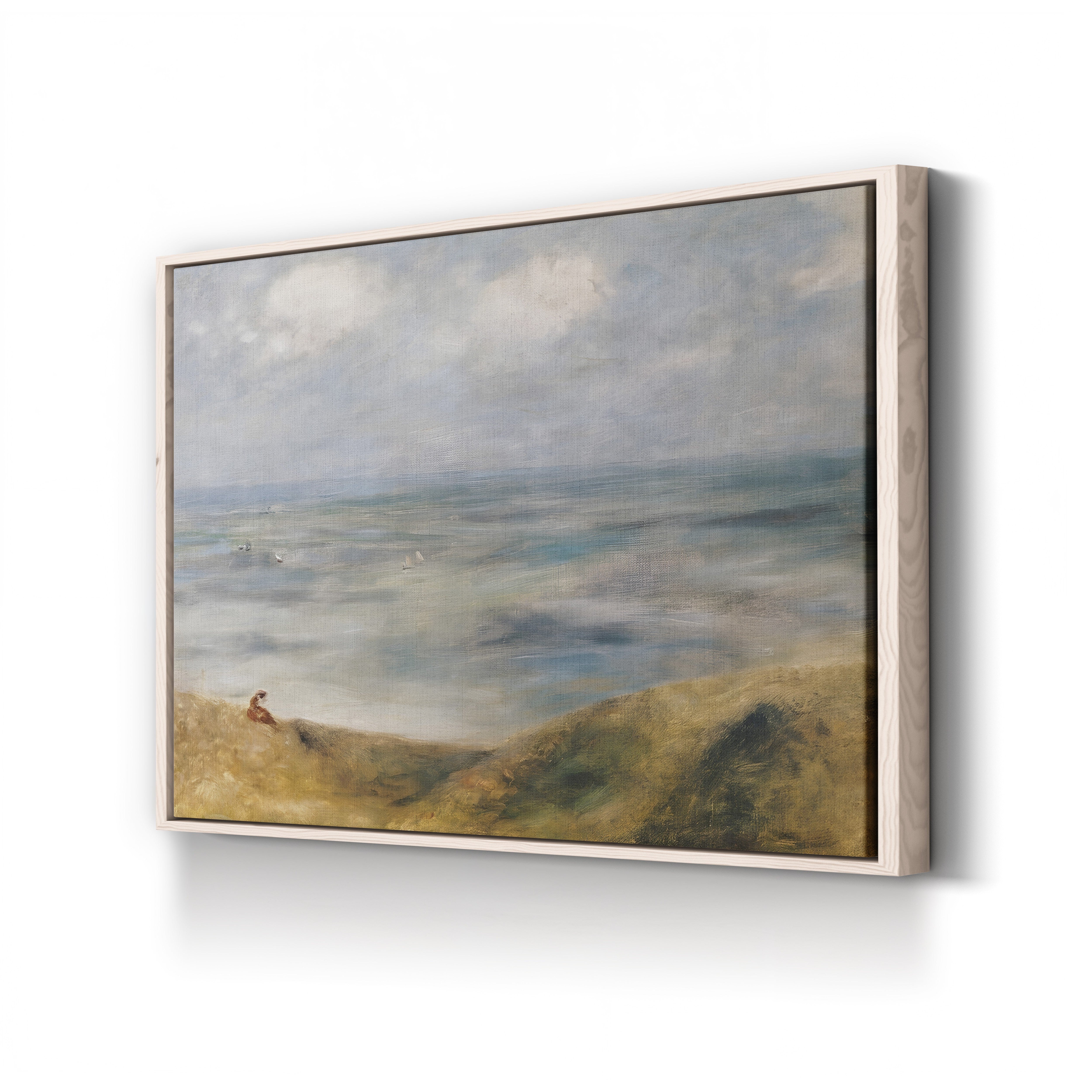View of the Sea, Guernsey – Pierre-Auguste Renoir Wall Art | Impressionist Seascape Canvas Print